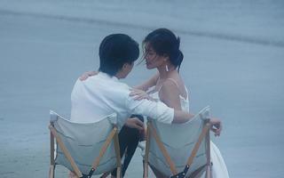 电影感氛围感的海边婚纱照，越看越心动💓