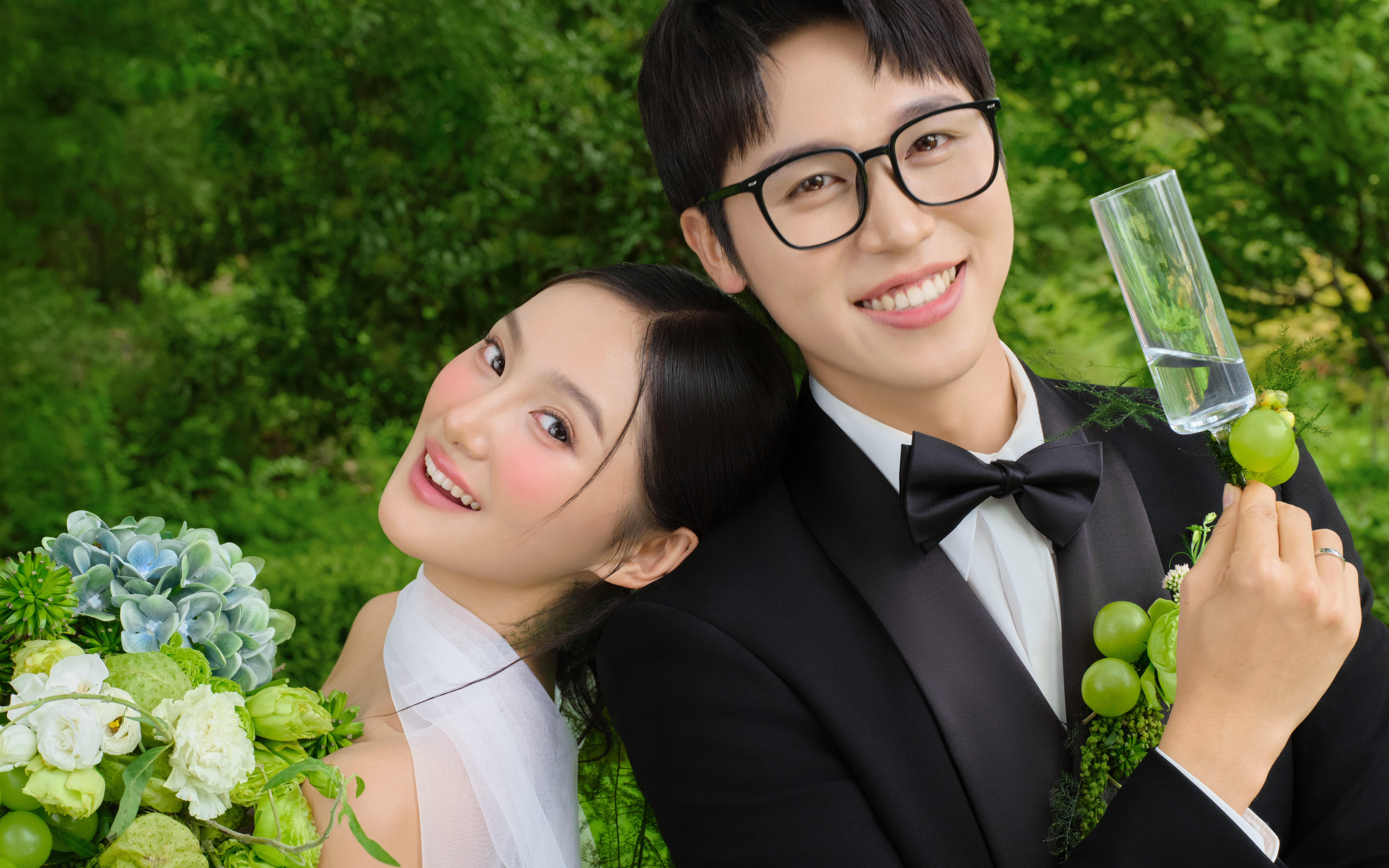 心动不已/森系韩式清新婚纱照