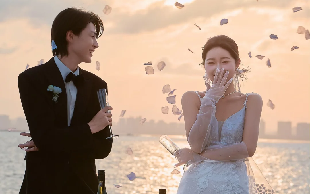 三亞礁石婚紗照??不小心拍成了大片