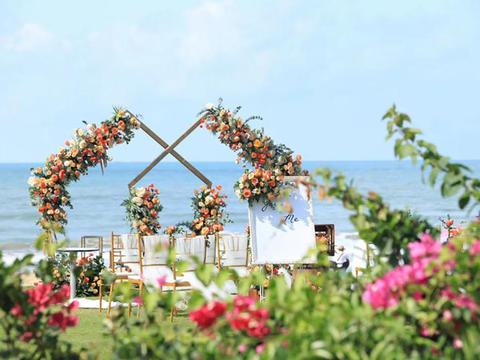 三亚浪漫婚礼 海边 沙滩婚礼 