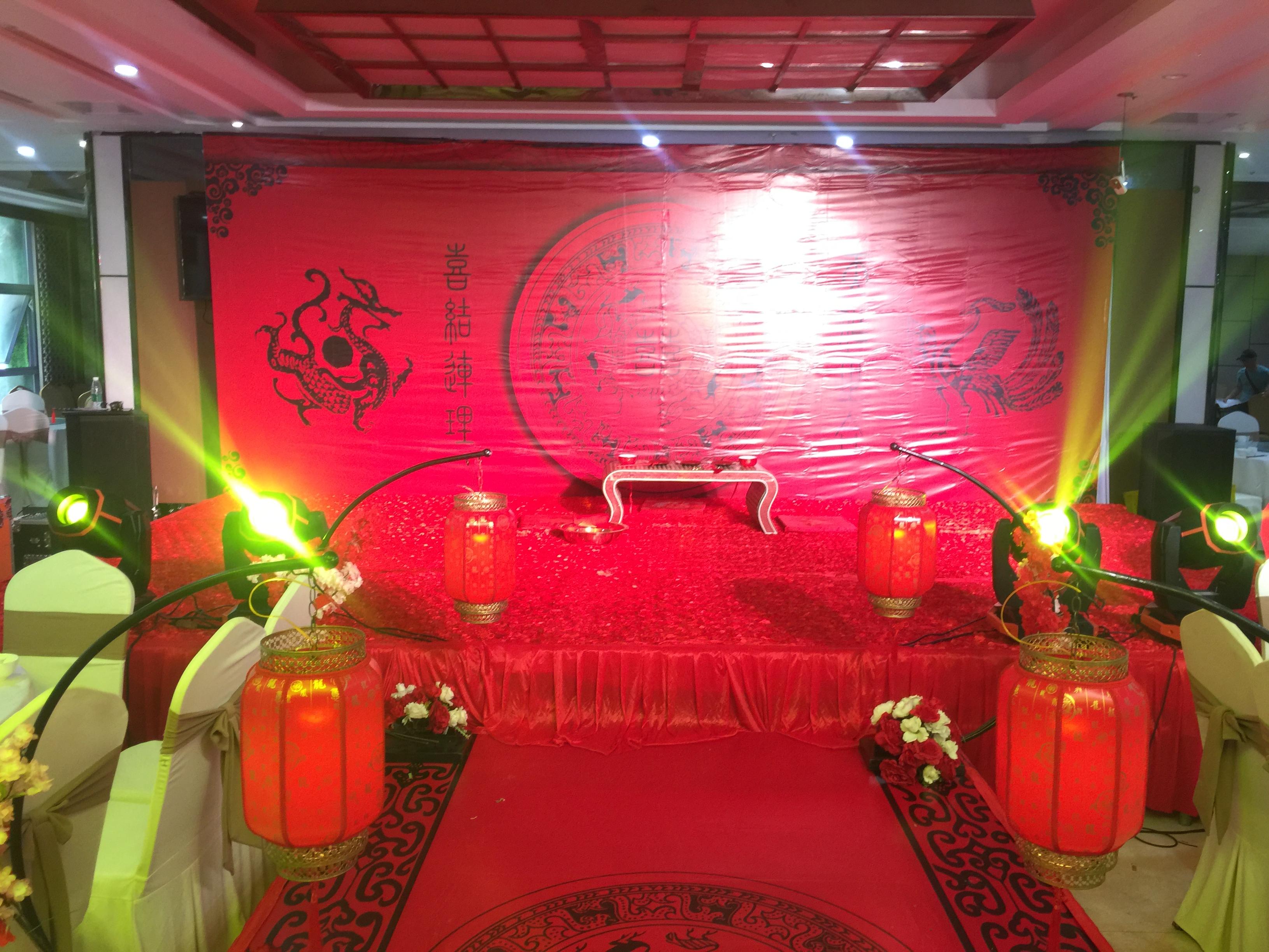 传统汉服 大气汉式婚礼 