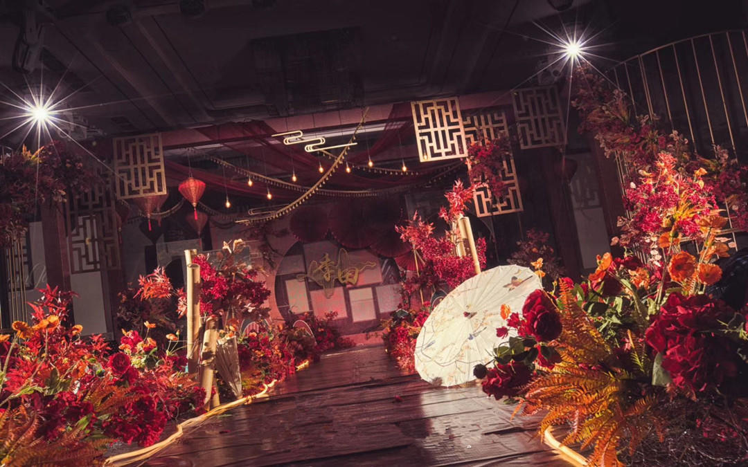 大红新中国风婚礼，喜庆与时尚相结合