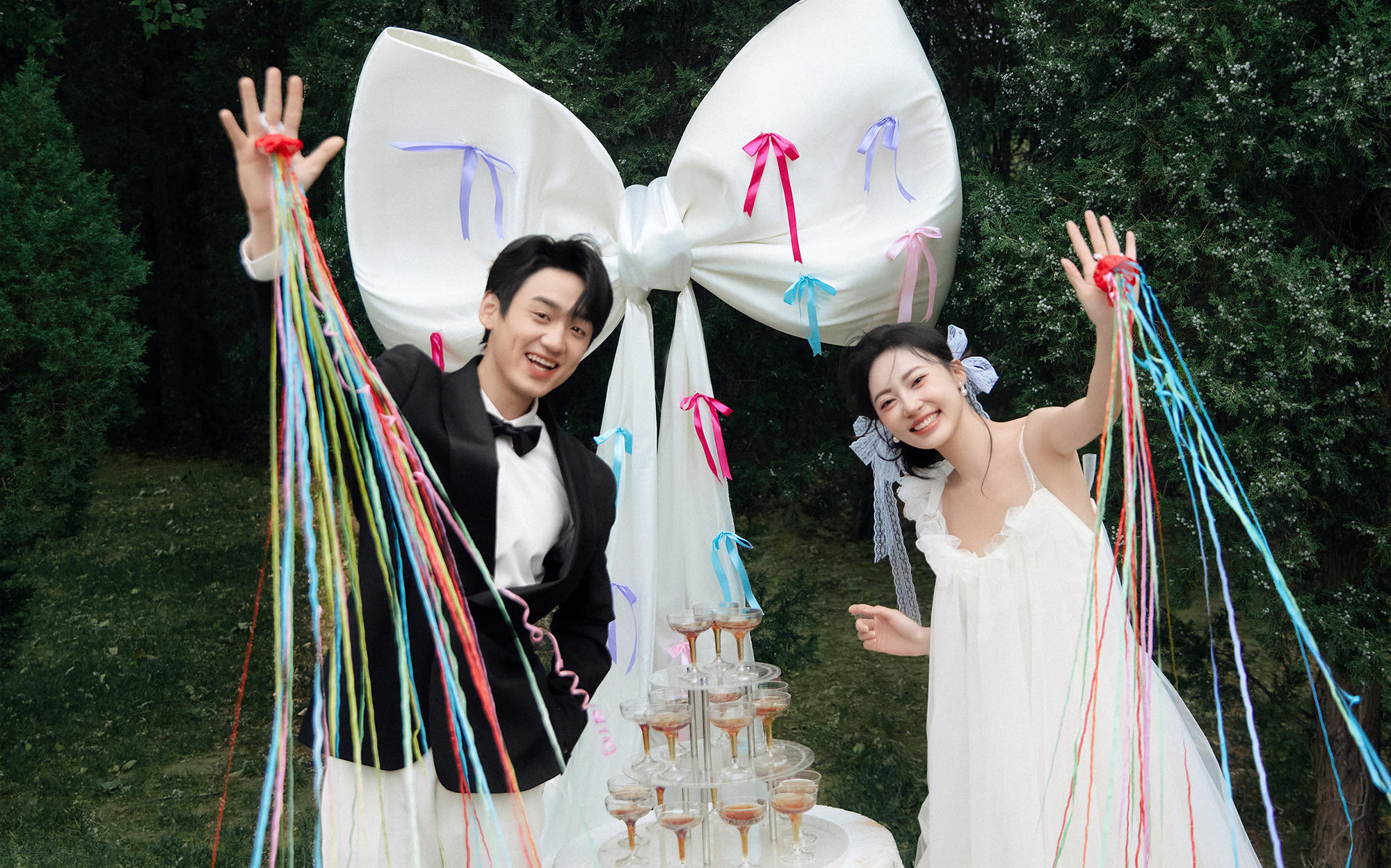 像韓劇婚禮現(xiàn)場(chǎng)??心動(dòng)1000次的儀式感婚紗照
