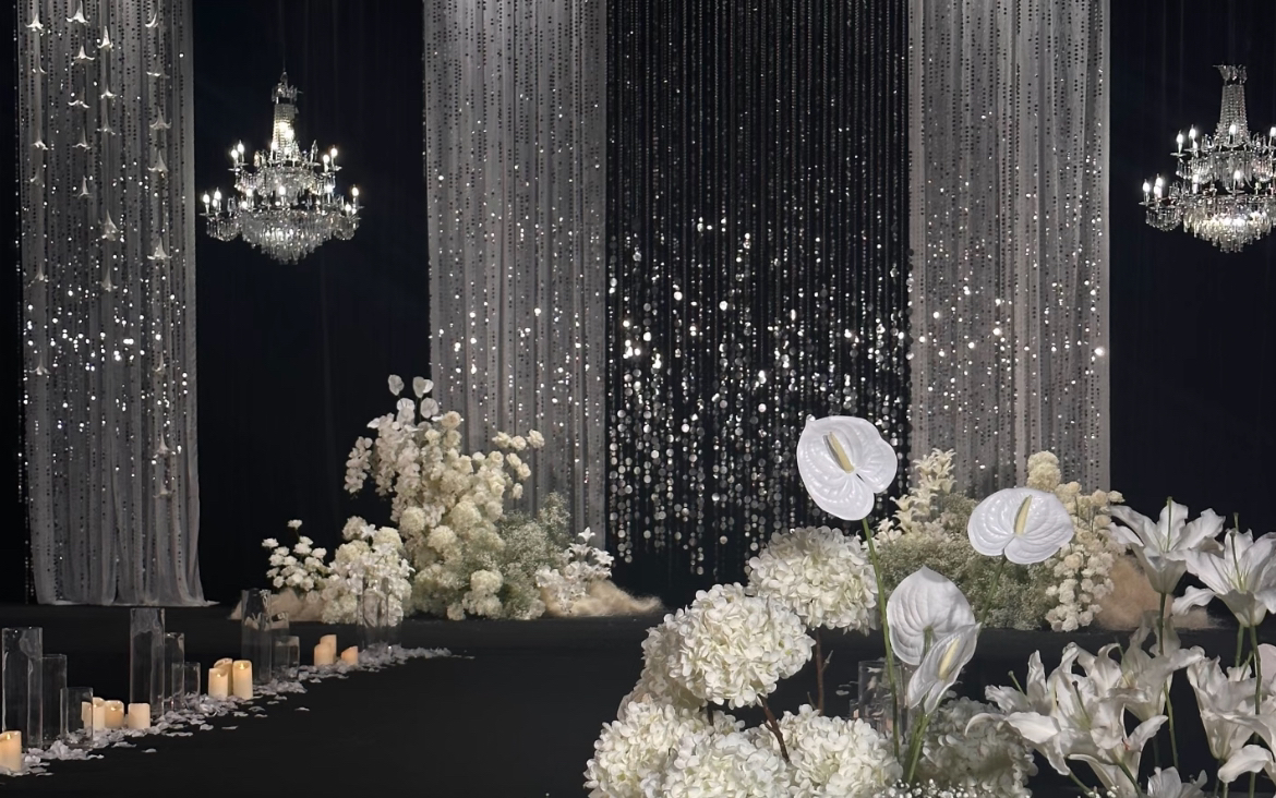 千禧婚礼-✨被问爆的黑银系韩式婚礼