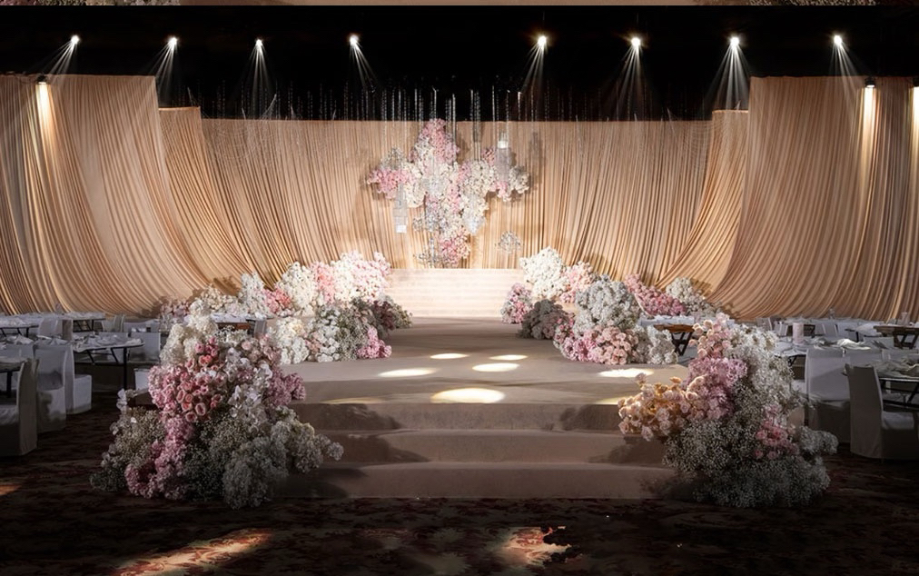 【海派婚禮】香檳色布幔大包圍婚禮