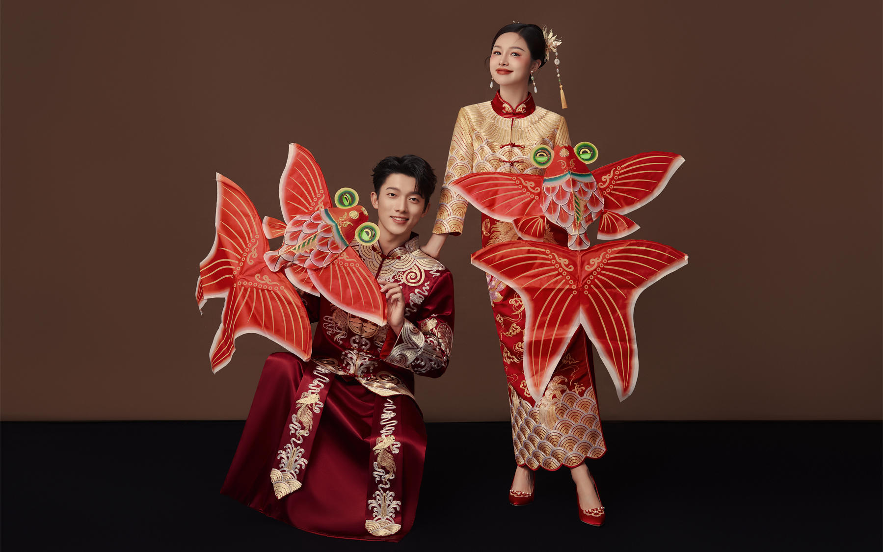 【D視覺攝影】把年年有魚拍進(jìn)婚紗照！中式喜慶感