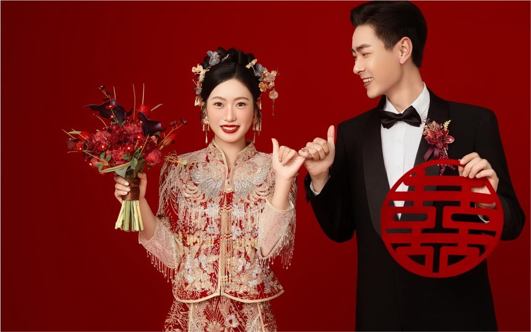 夏季原创新品喜嫁婚纱照风格