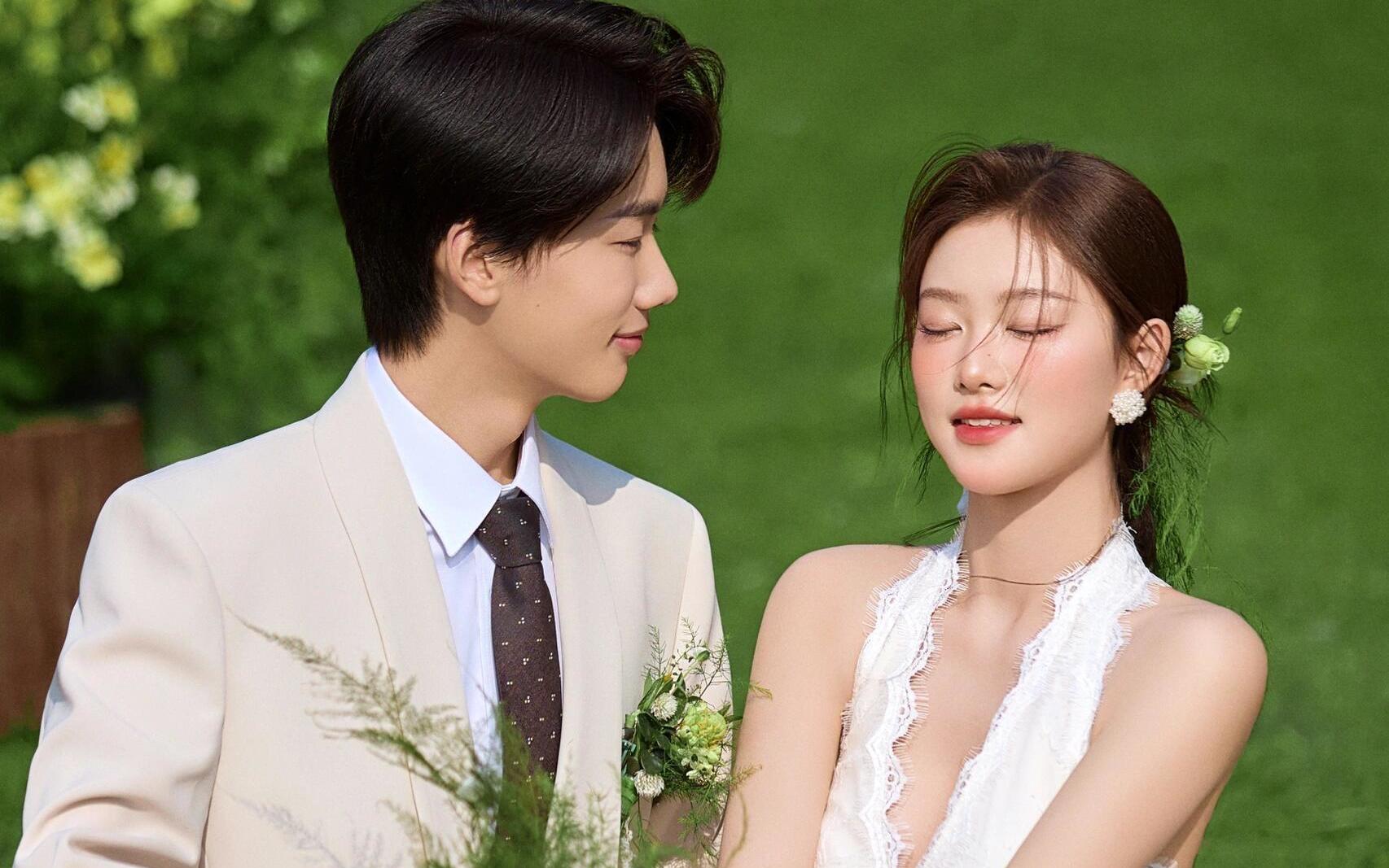 森系婚纱照、好喜欢这种清新自然的感觉呀