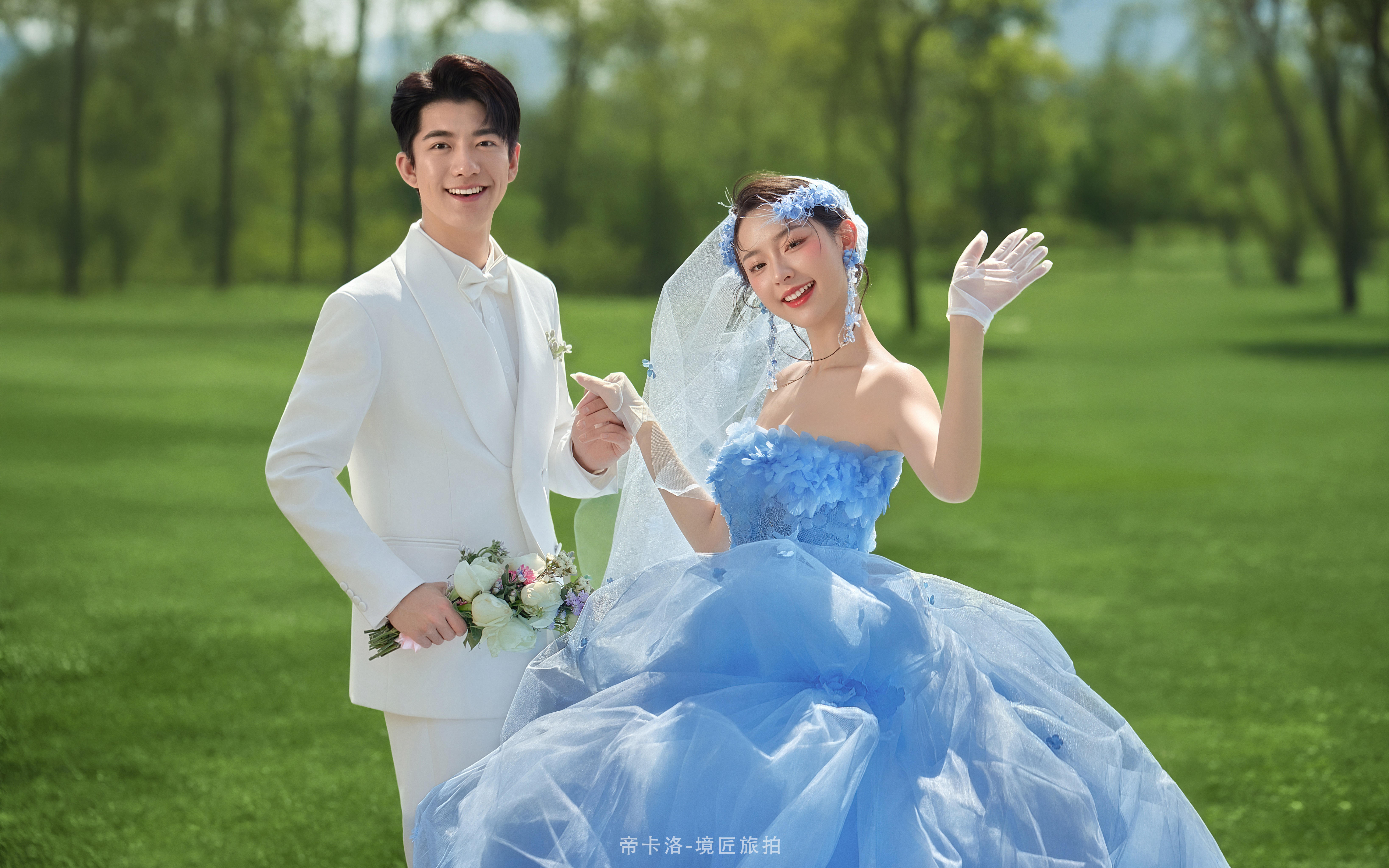 【帝卡洛婚纱摄影】           森系彩纱