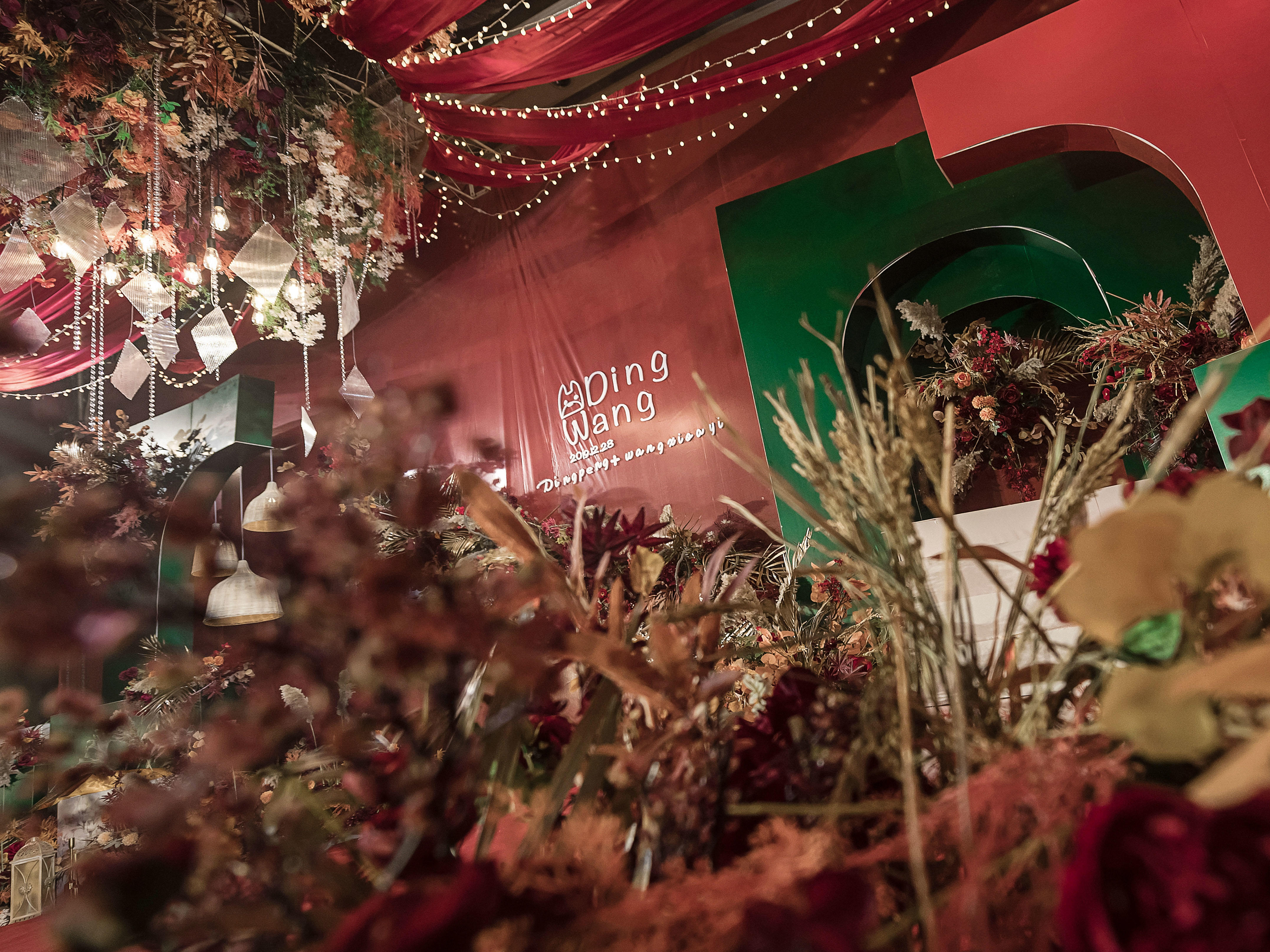 【大雅婚礼】红色 复古 欧式 圣诞婚礼 