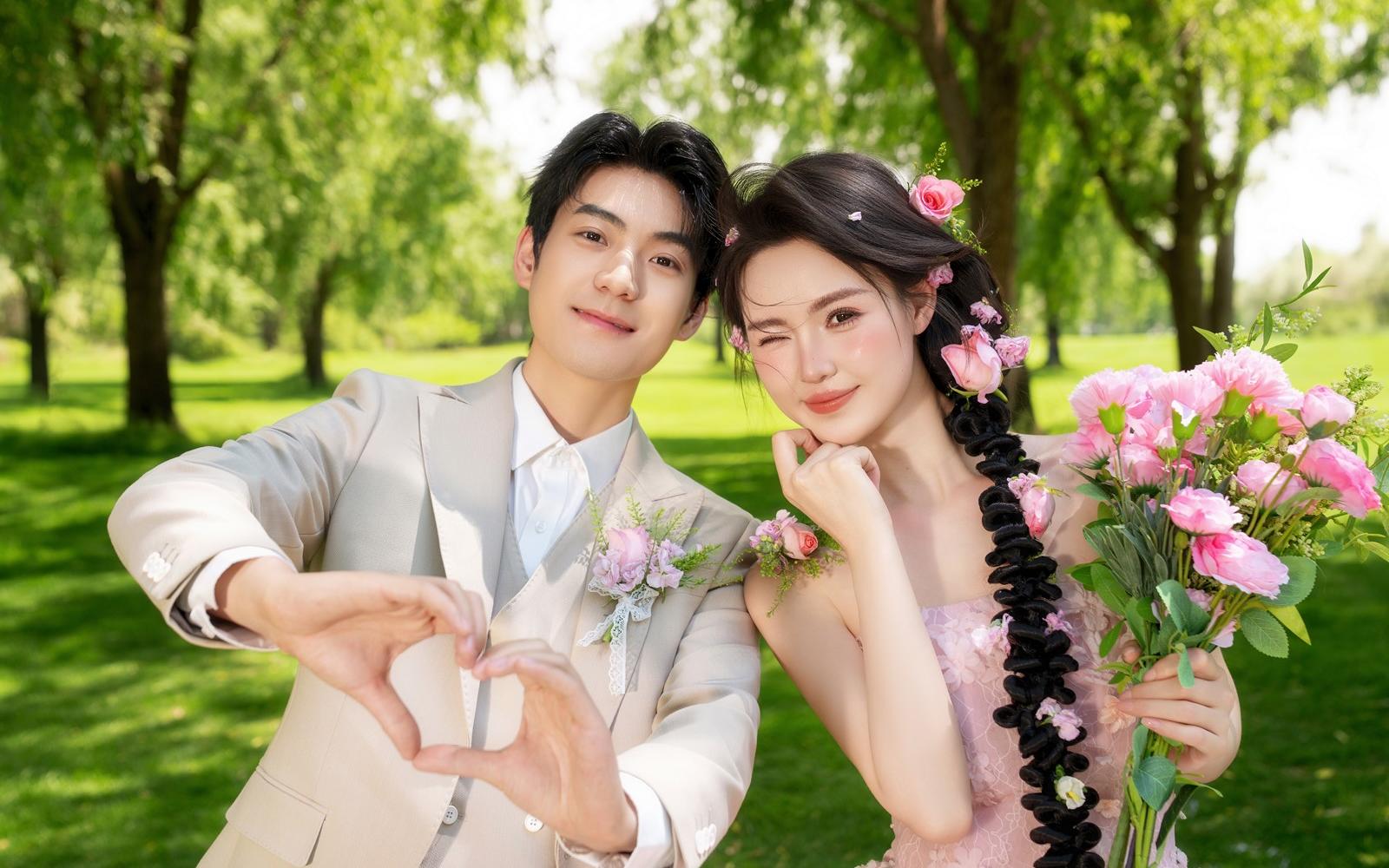 公主👸请拍婚纱照！粉色裙子真的太出片啦🎉