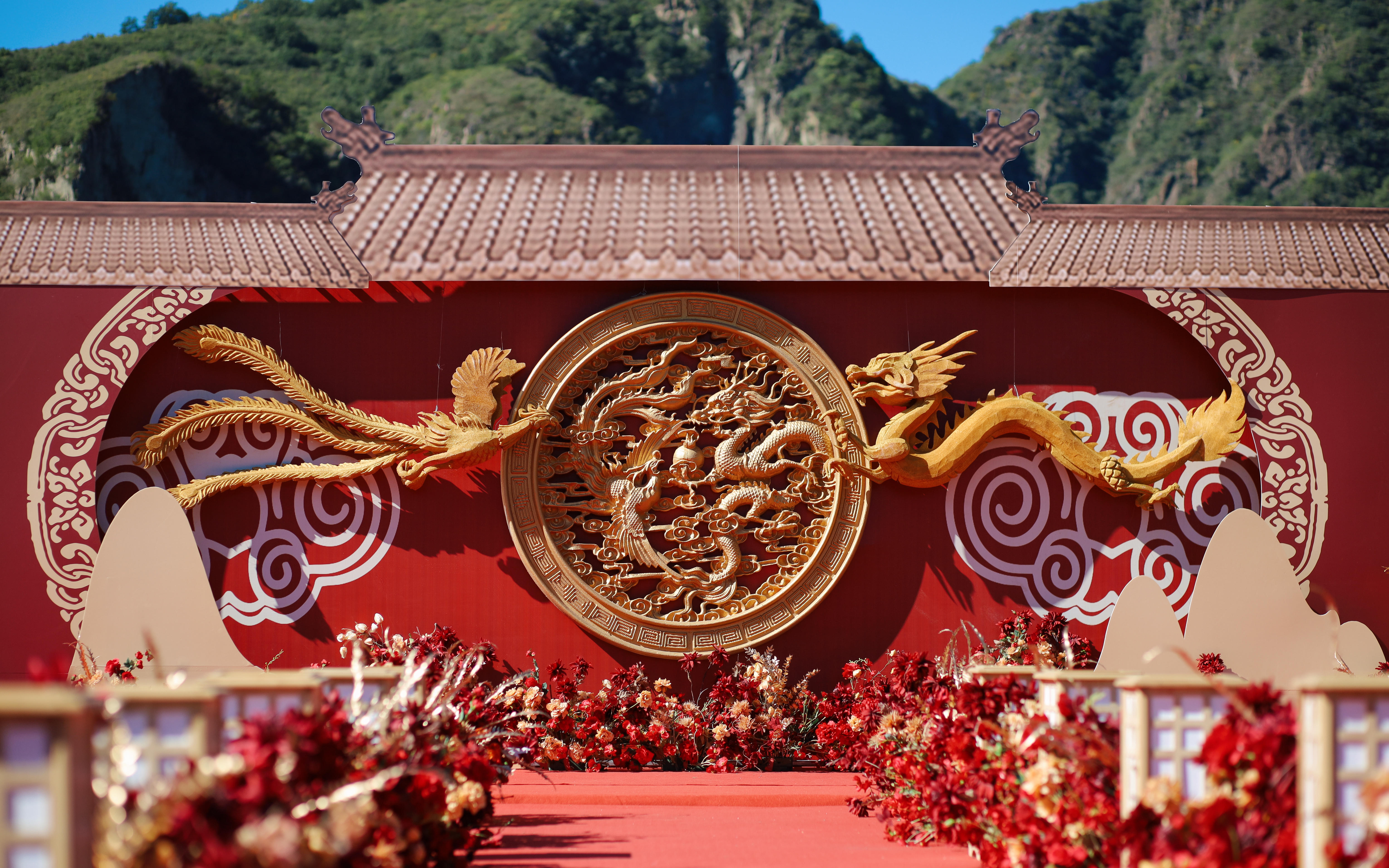 秦皇島婚禮|傍水崖景區(qū)中式婚禮