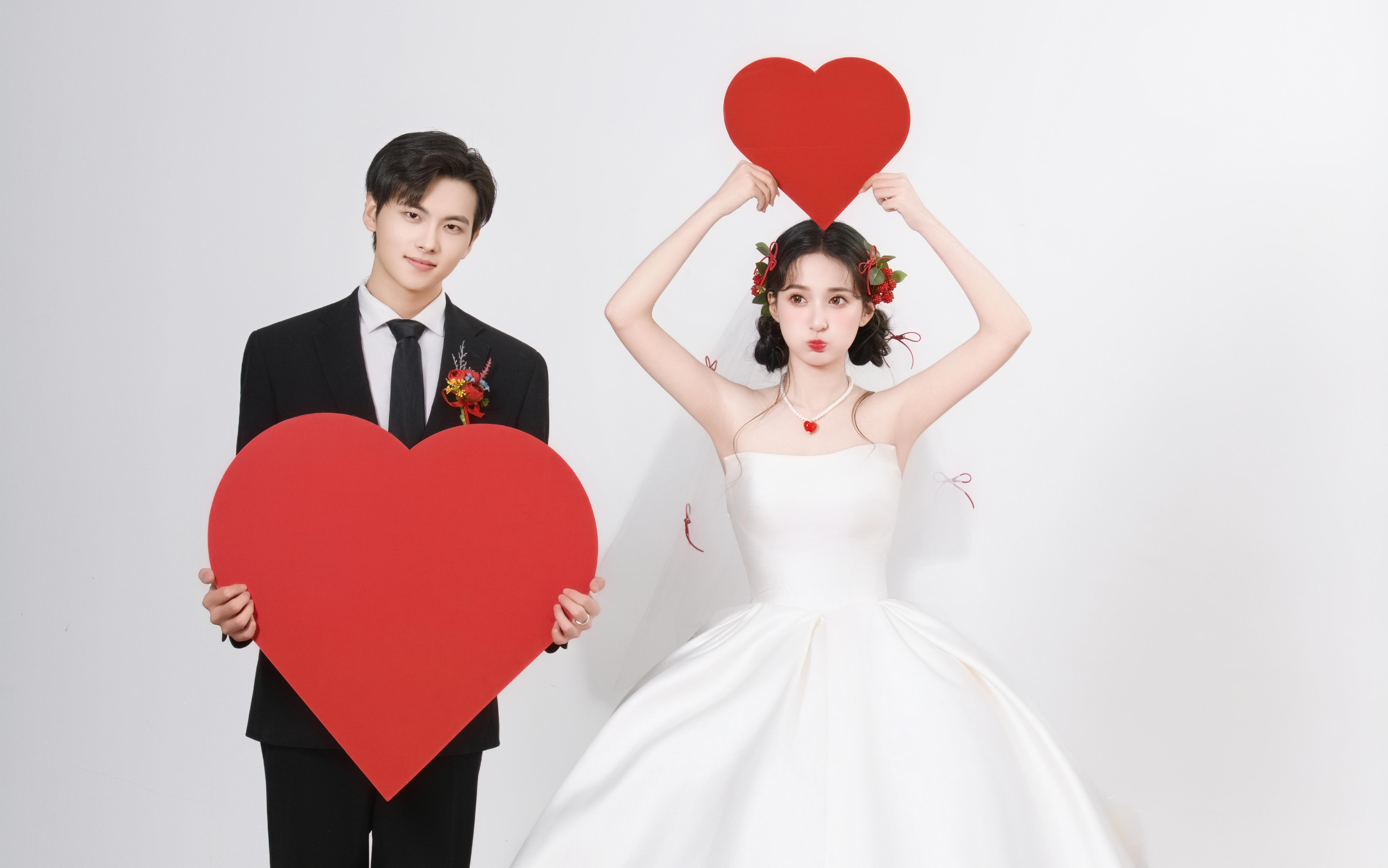 甜度滿分的漿果少女婚照?? 是治愈又心動的感覺~