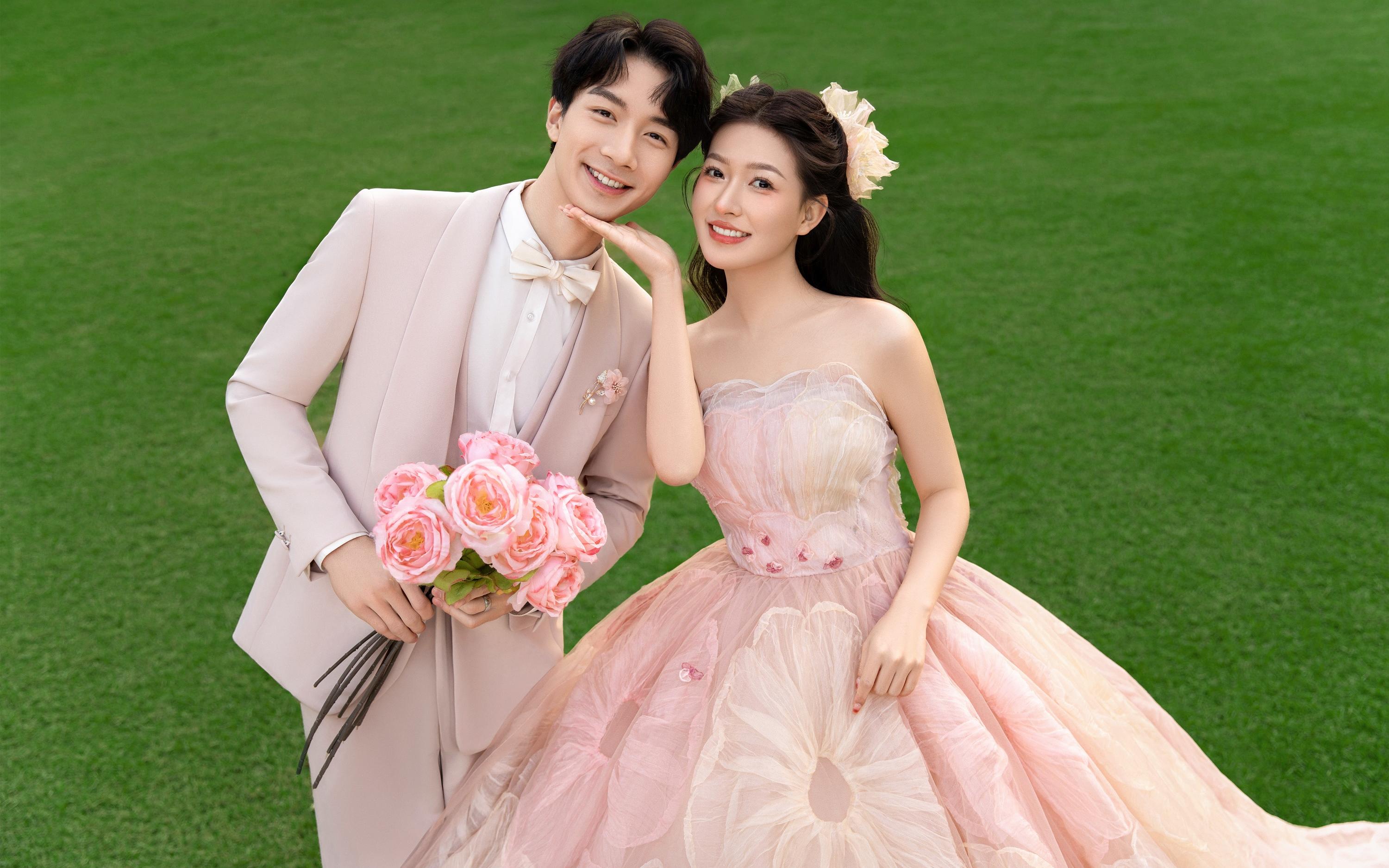 仙女戶外草坪婚紗照