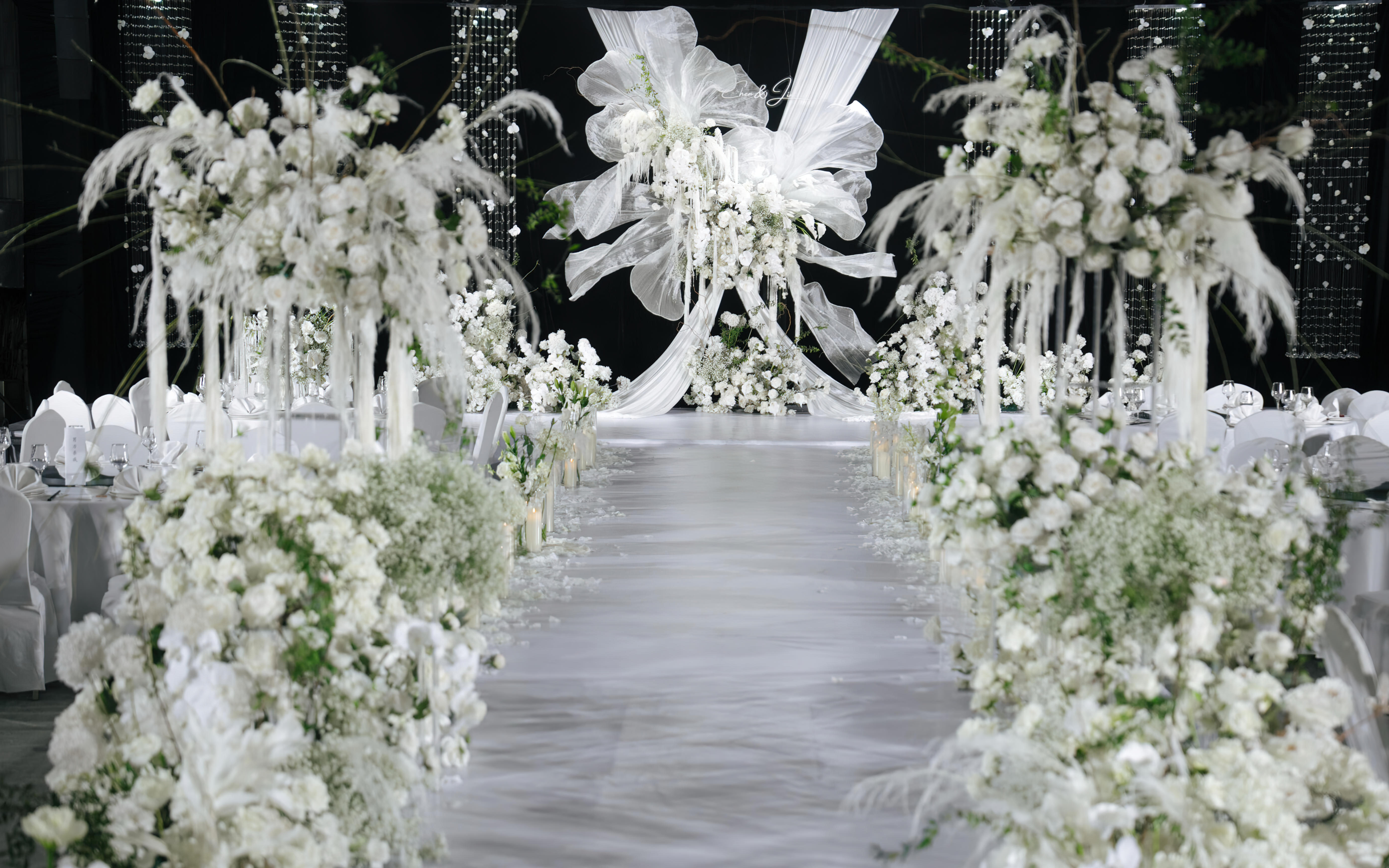 [景星门]白绿色系水晶婚礼