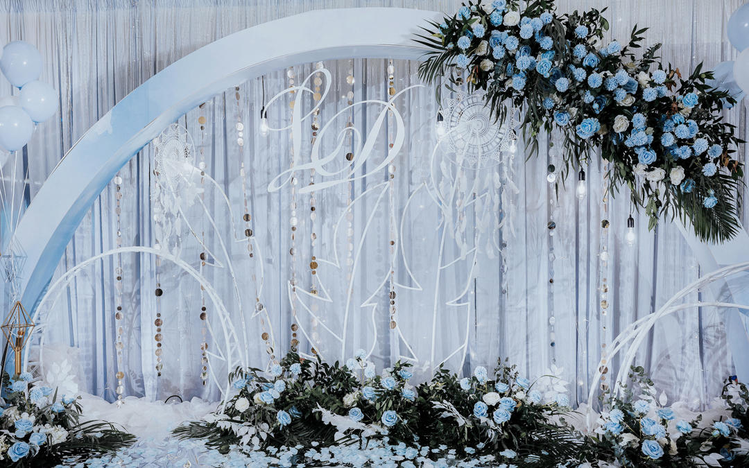 意匠婚礼策划-雾蓝色婚礼小清新婚礼