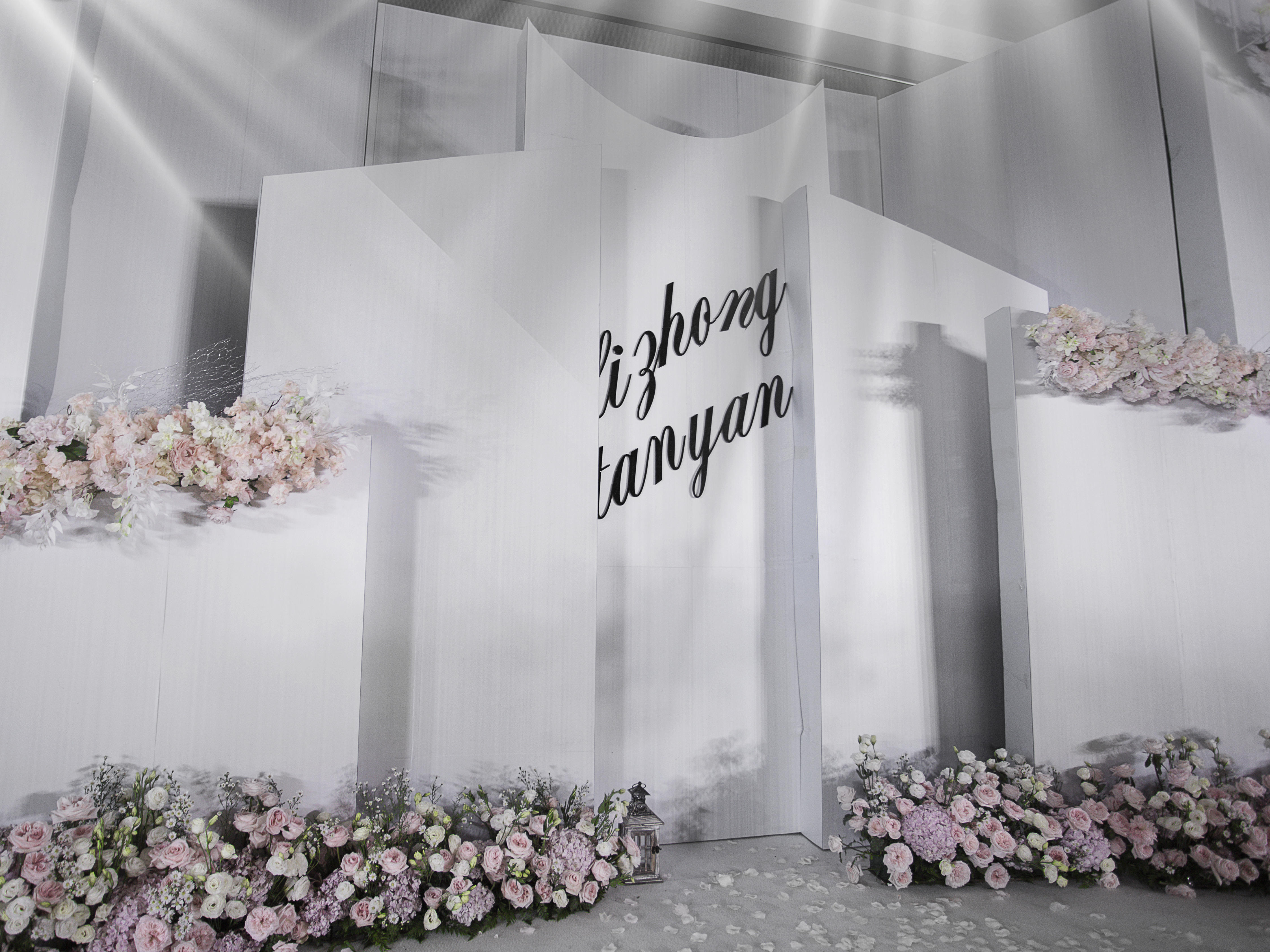 【领仕婚礼】浪漫的灰粉色婚礼