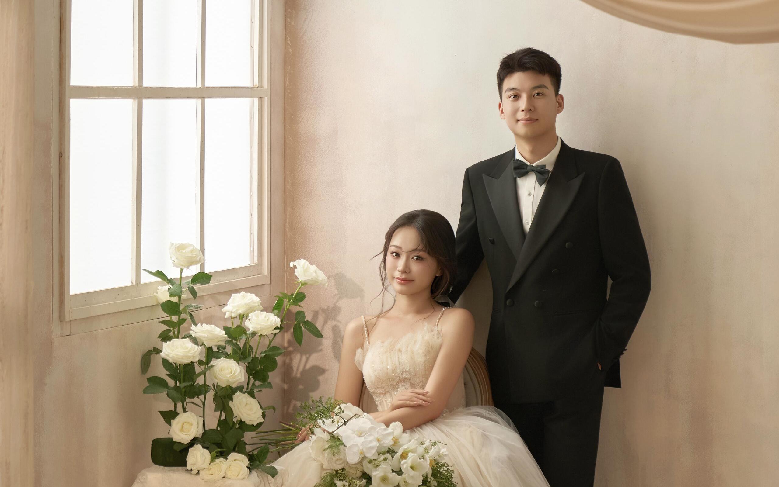 属于你们的法式风婚纱照来了