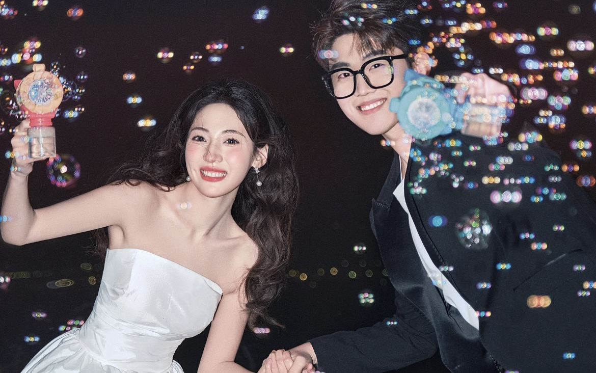 氛圍感夜景婚紗照