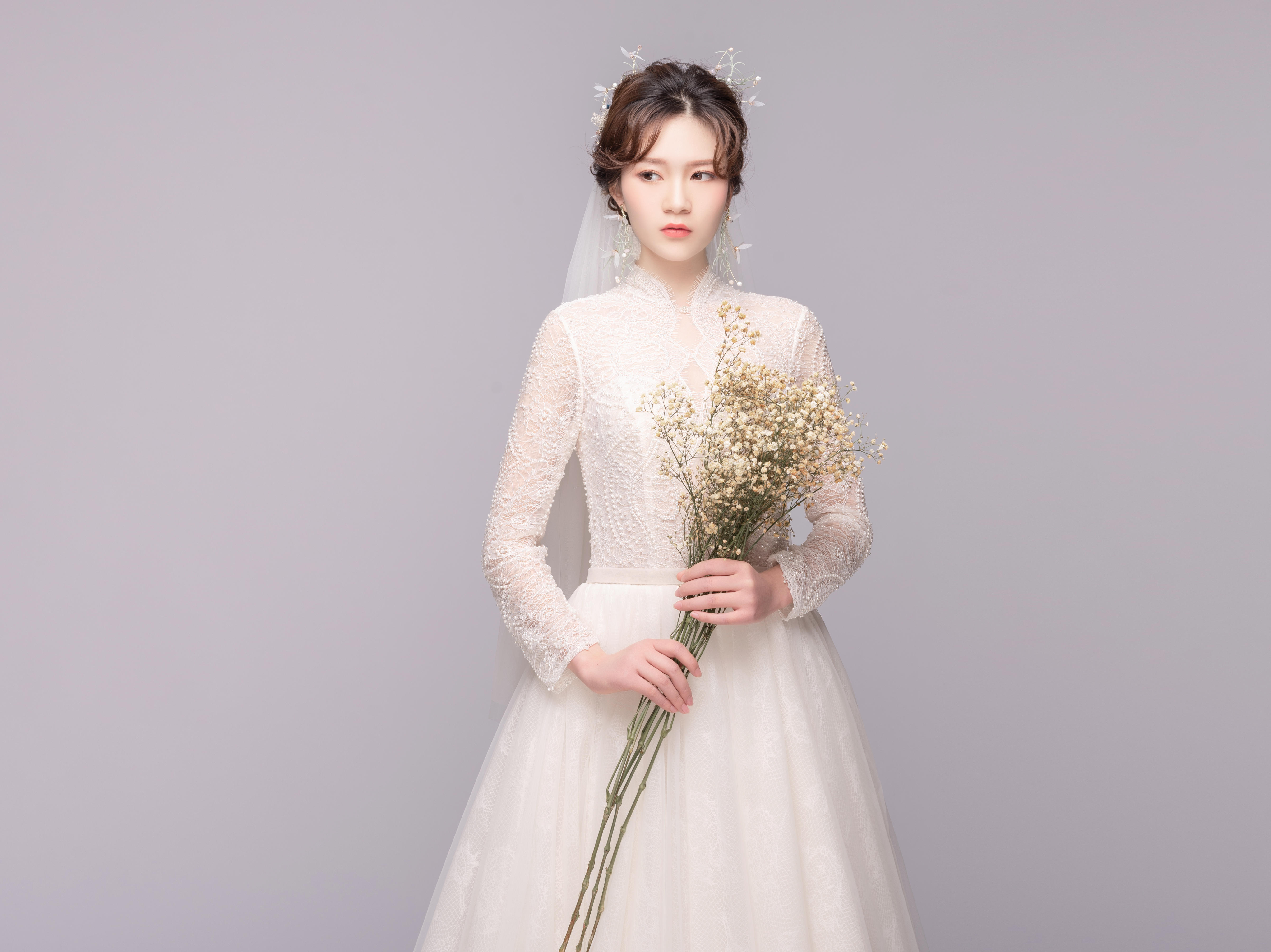 超值抢7件套 出门纱+仪式纱+敬酒服+伴娘服