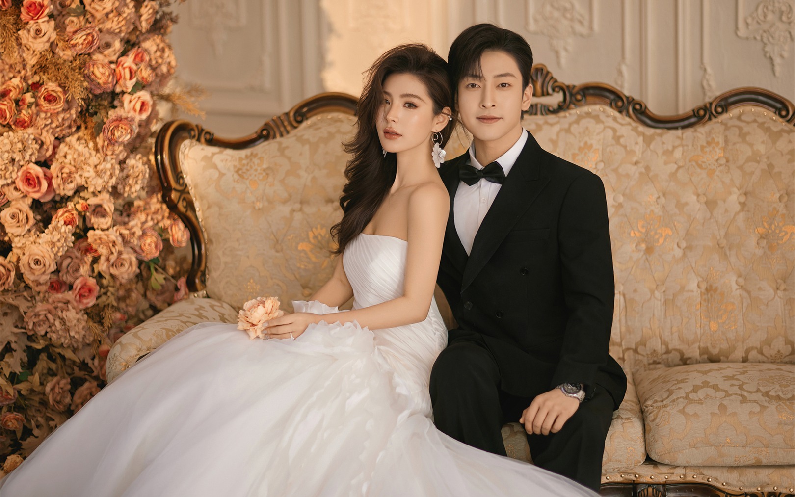 小众韩式光影感婚纱照