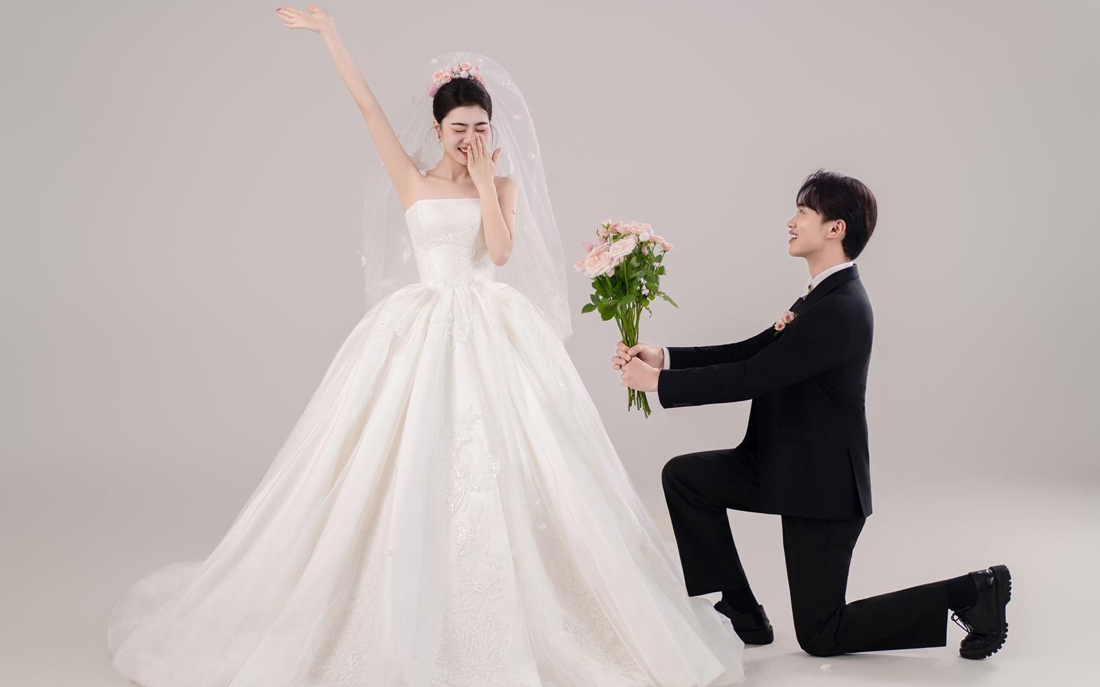 这么好看的小众主纱婚纱照💗被我发现了