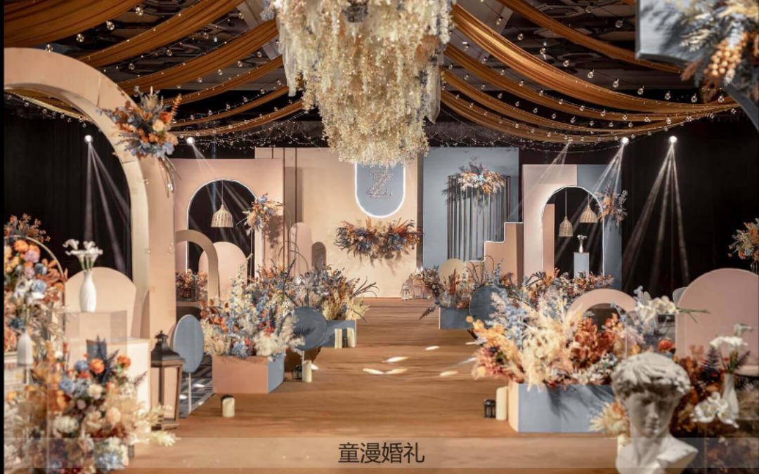    焦糖色复古田园婚礼