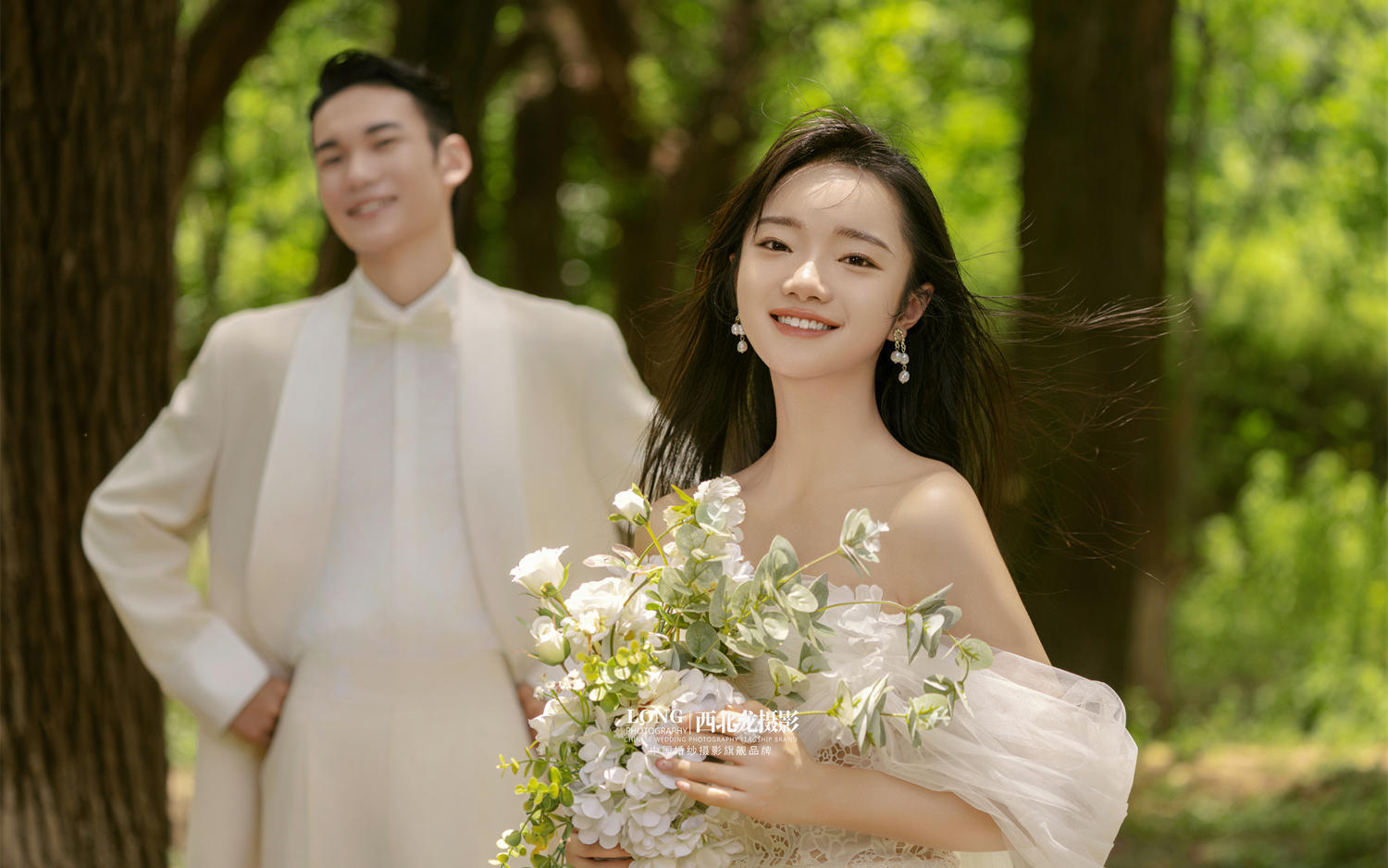 怦然心动🍃夏天就是森系婚纱照的主战场！