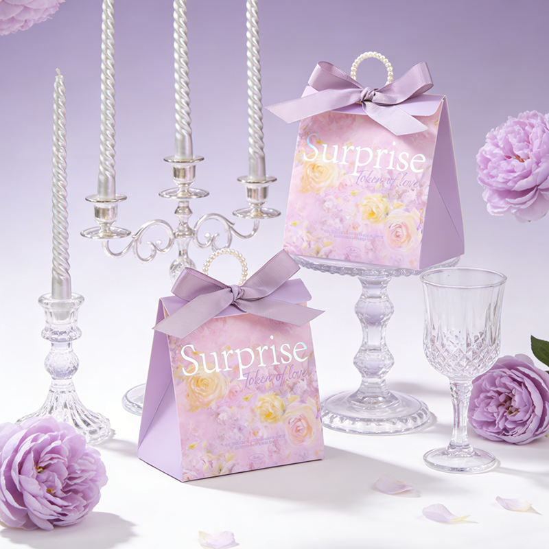 包好发货 大号糖盒10-12颗喜糖成品珍珠圆环款欧式 喜糖+喜糖盒【成品喜糖不支持退换】