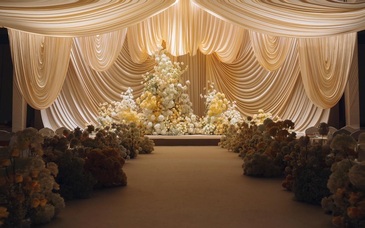 26年定制梦幻韩式沉浸式布缦主题