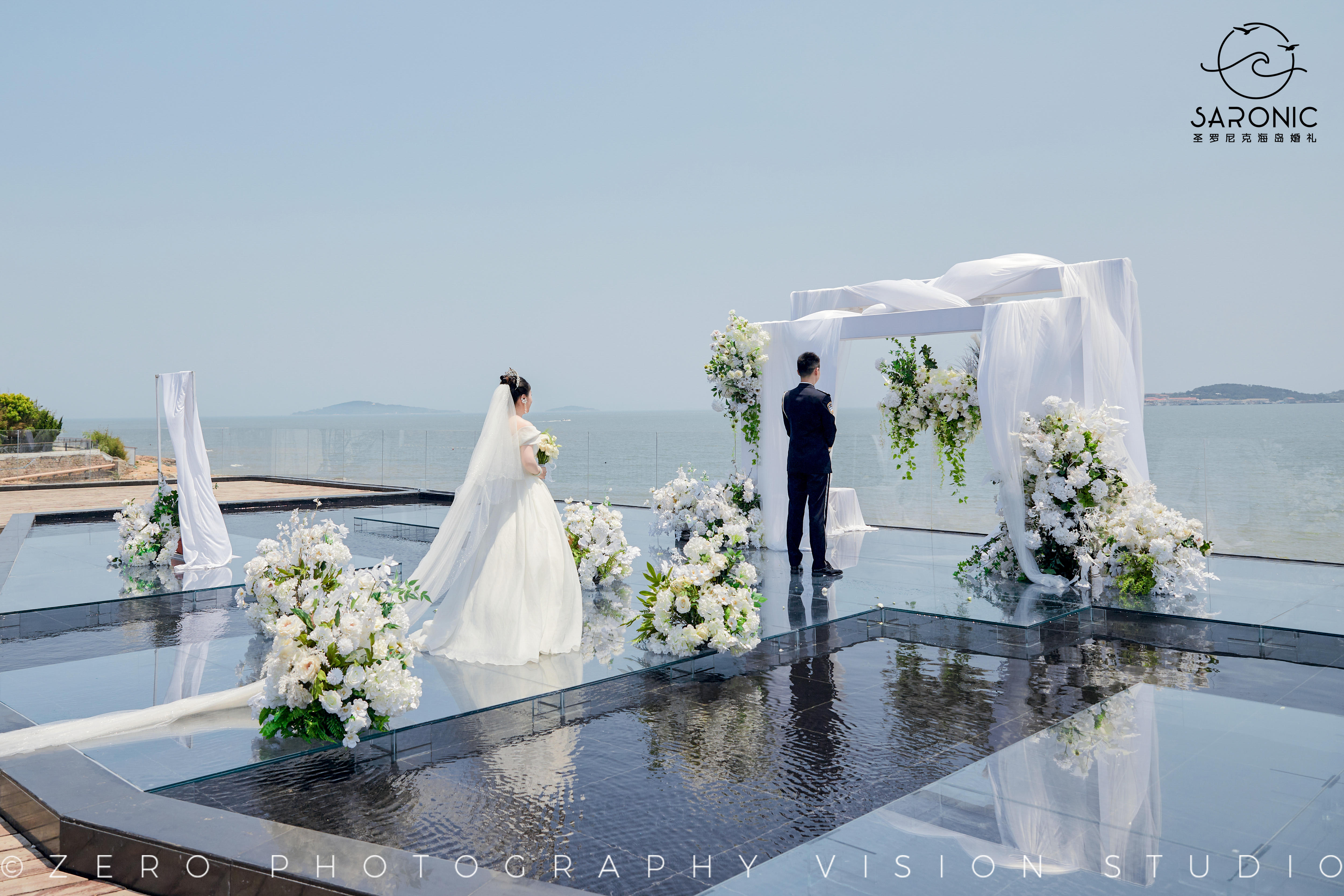 圣羅尼克海島水臺(tái)婚禮-《海的印記》