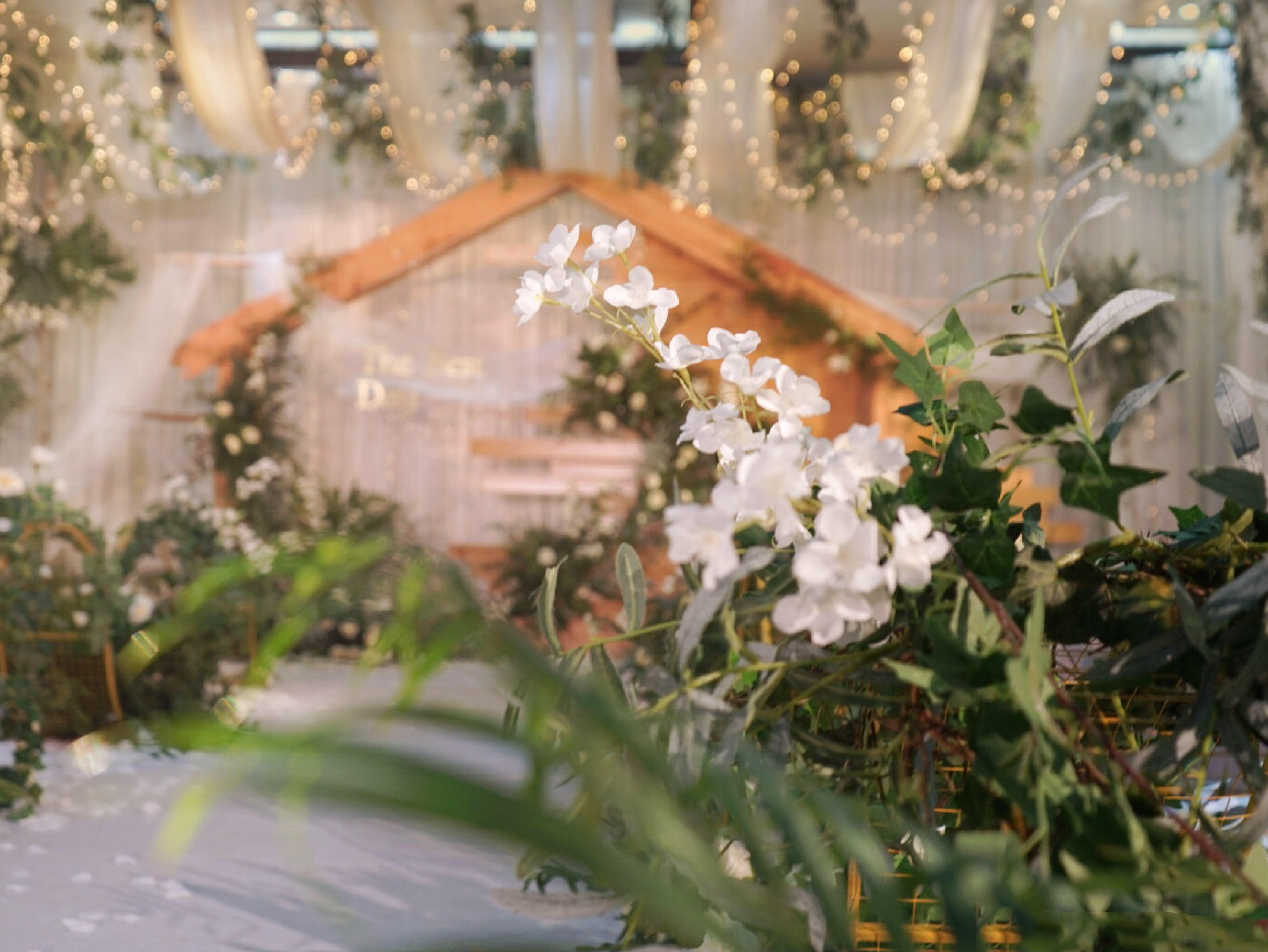 限时5折--白绿唯美浪漫婚礼  包含资深四大金刚