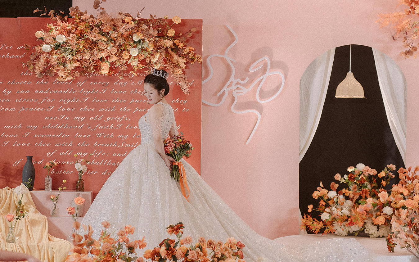香槟色漫婚礼 走心定制婚礼