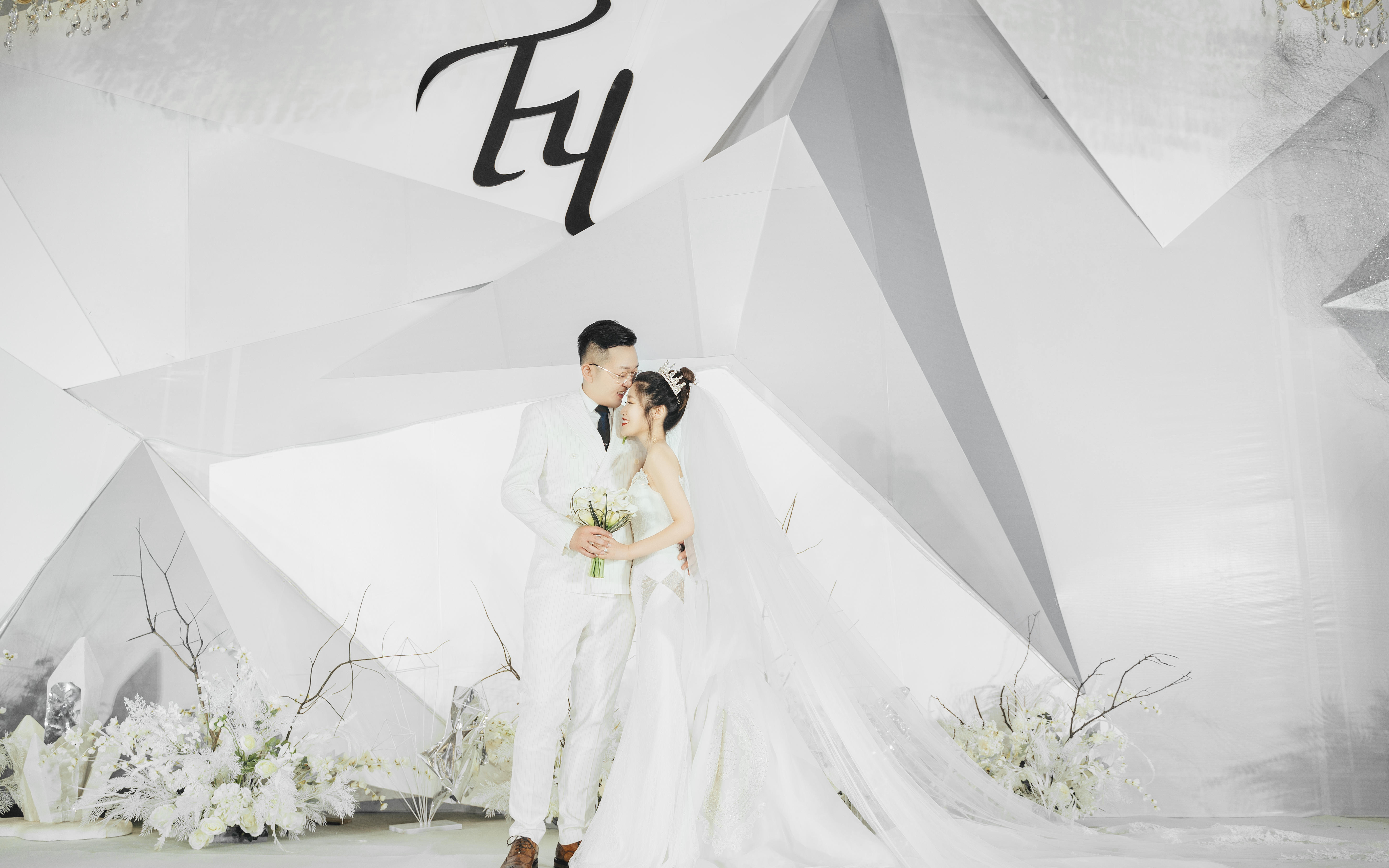 【十分婚礼】质感几何 高级黑白灰 