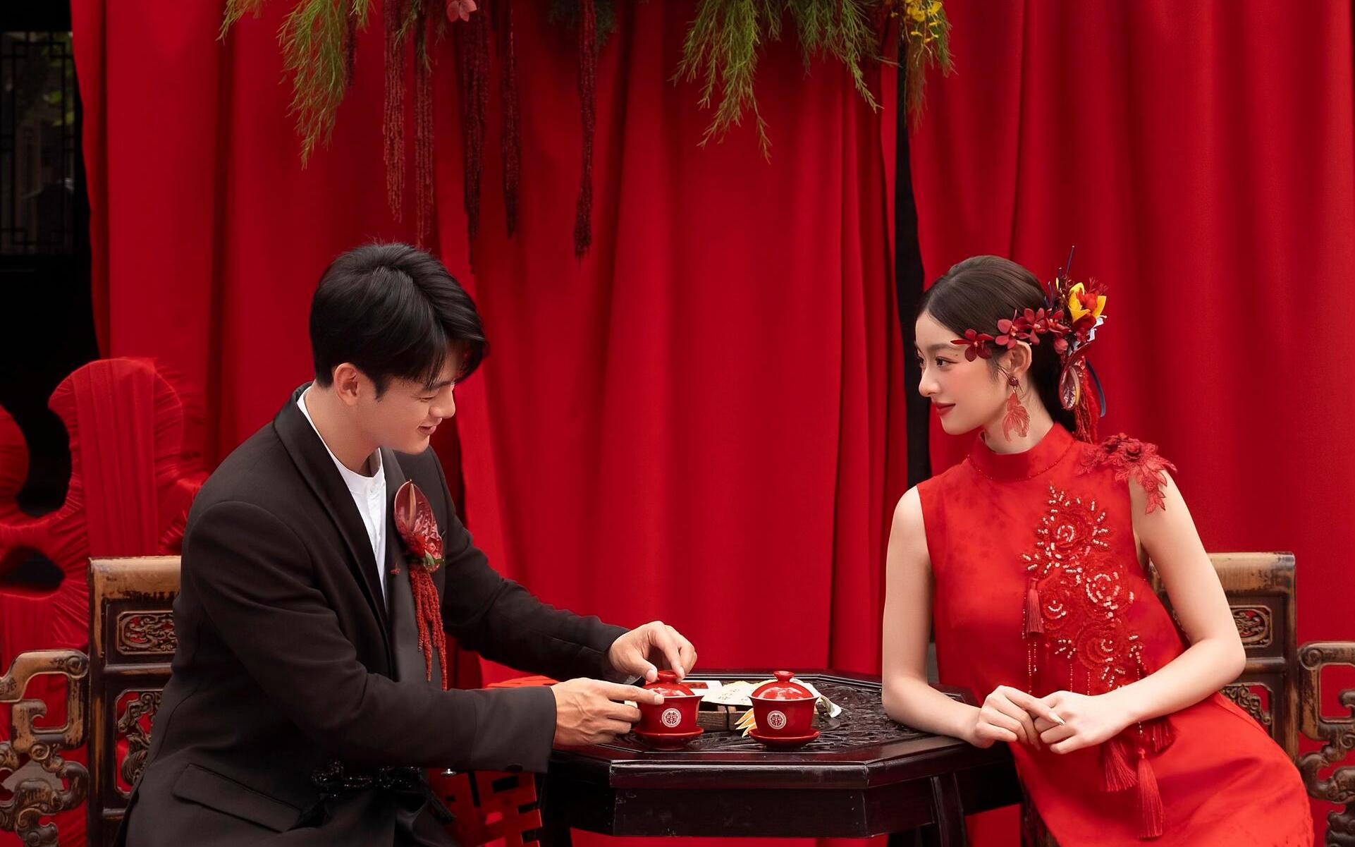 甜度满分💯的喜嫁婚纱照❤️老街街头·热恋