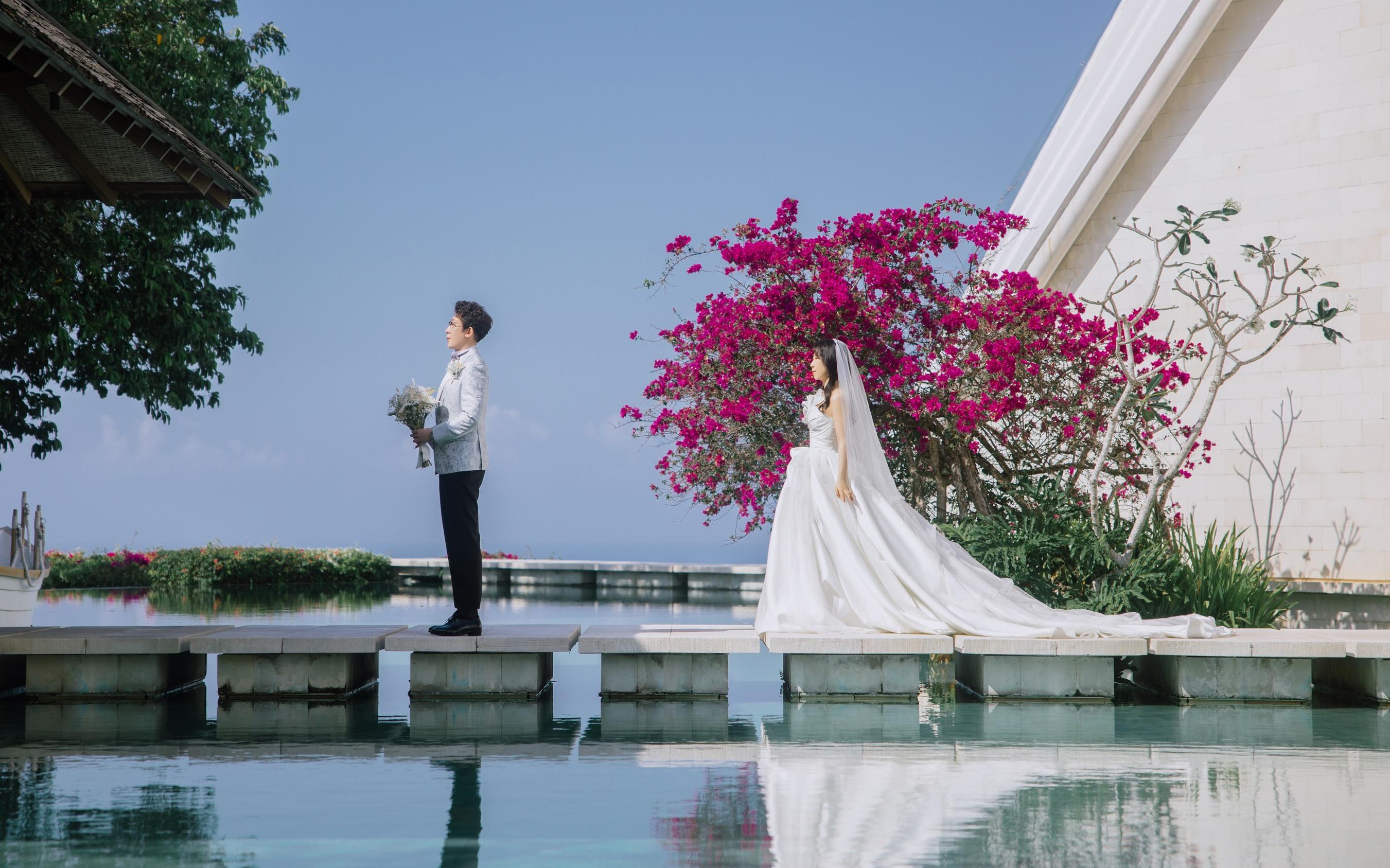【巴厘岛婚礼】水之教堂 海外婚礼 一价全包