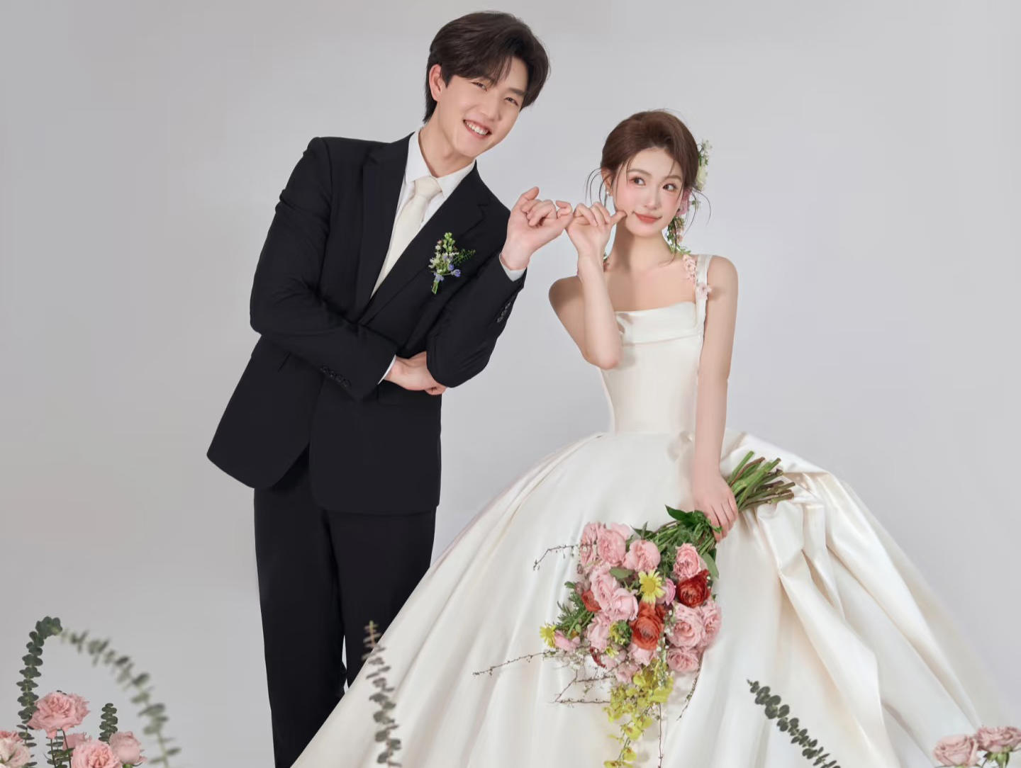 【優(yōu)格】甜系滿分的韓式小清新婚紗照~