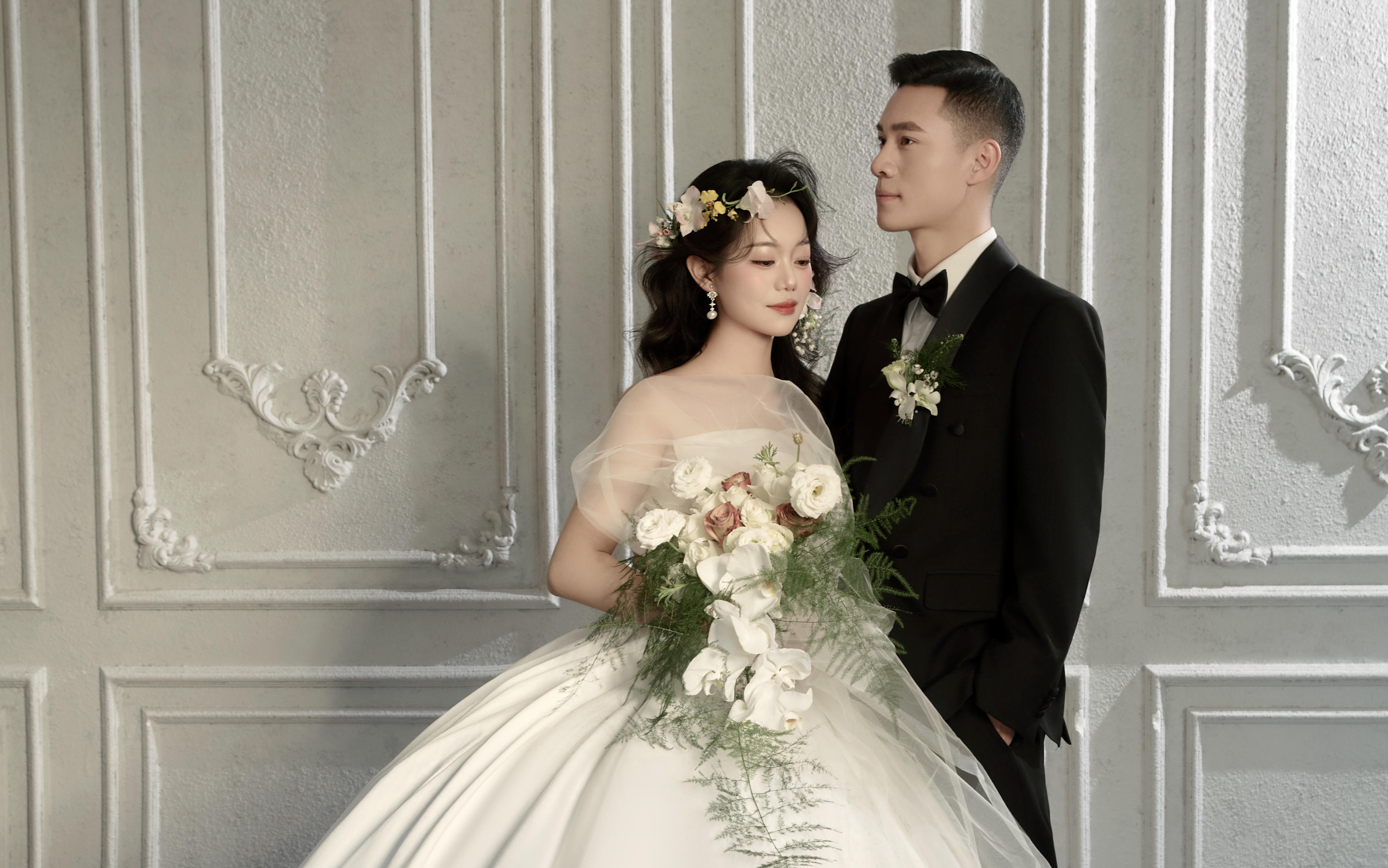 狠狠心动了！结婚必拍的高级感主纱婚纱照💫