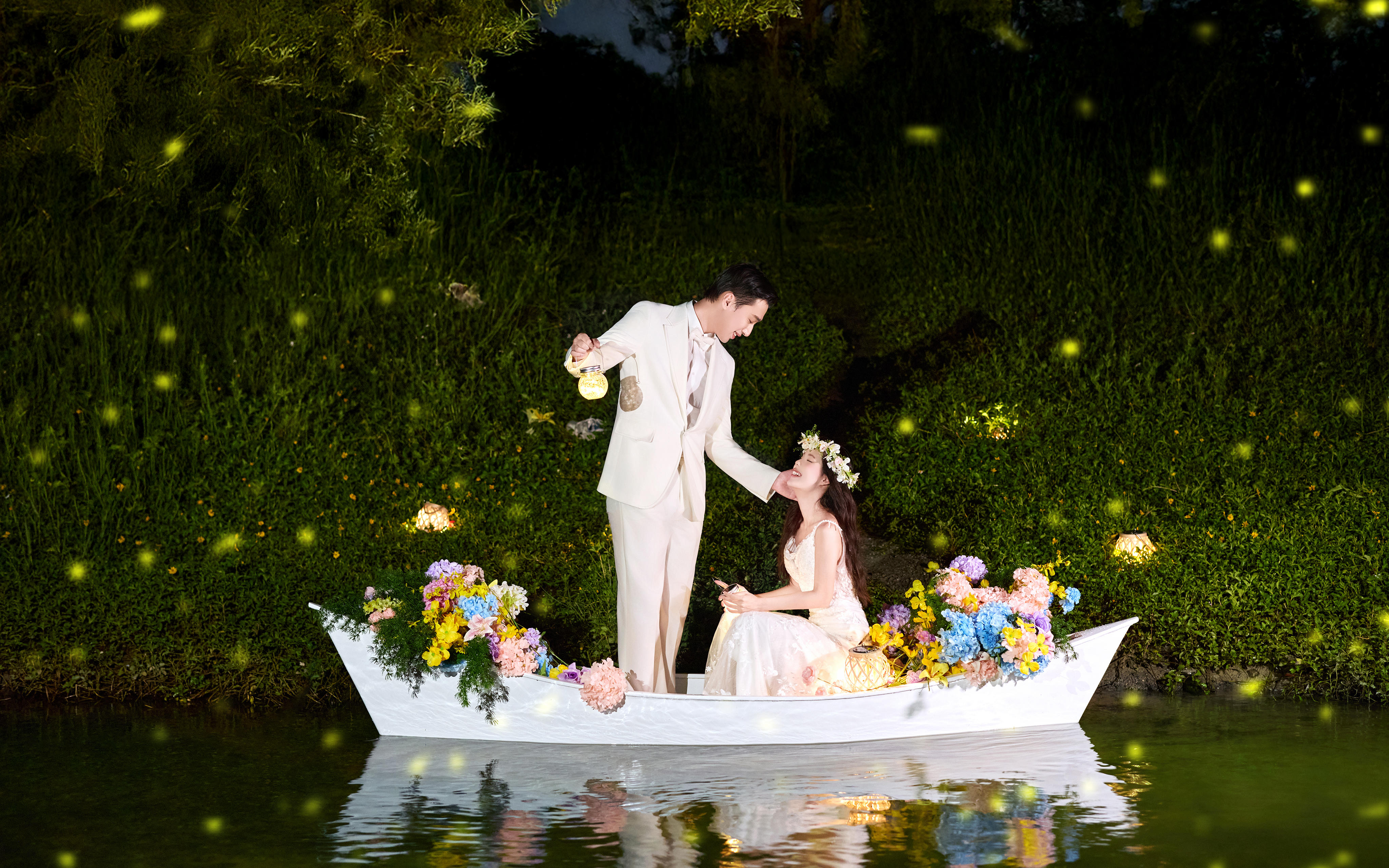 夜航花嫁🌺 三亚花船婚纱照梦游记