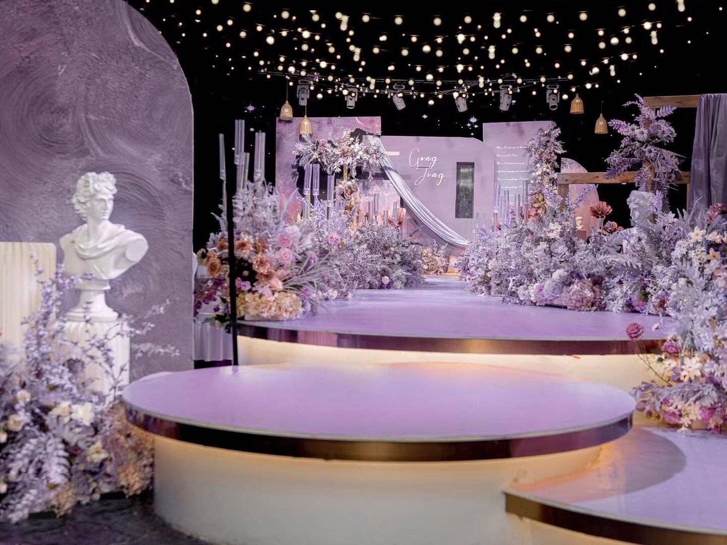 【十里岚山婚礼】紫色睡莲婚礼