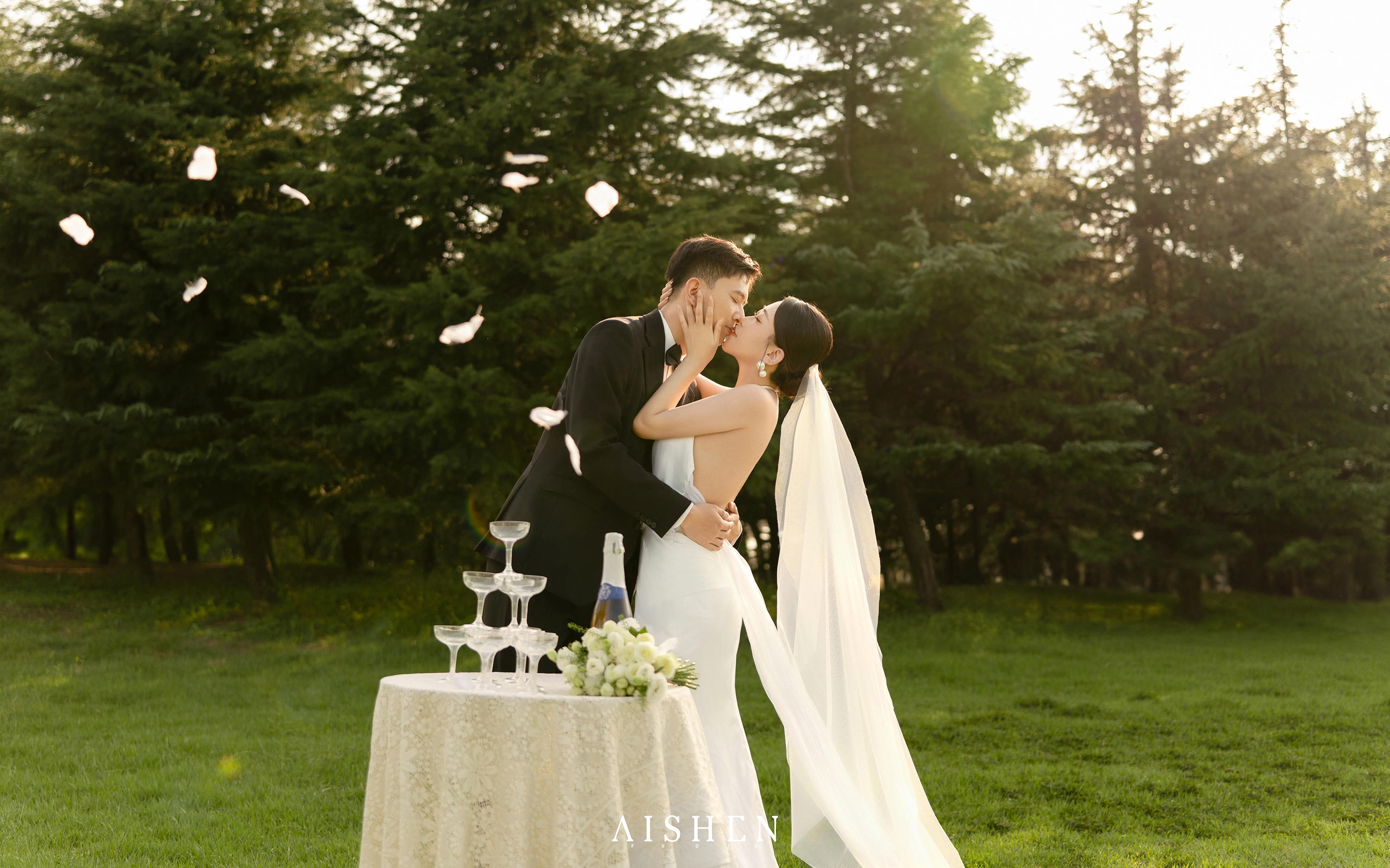 客片｜轻氧系森系婚纱照
