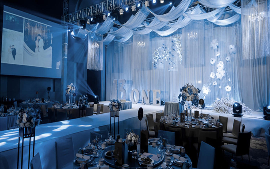 蓝色冰雪主题婚礼《白雪公主》