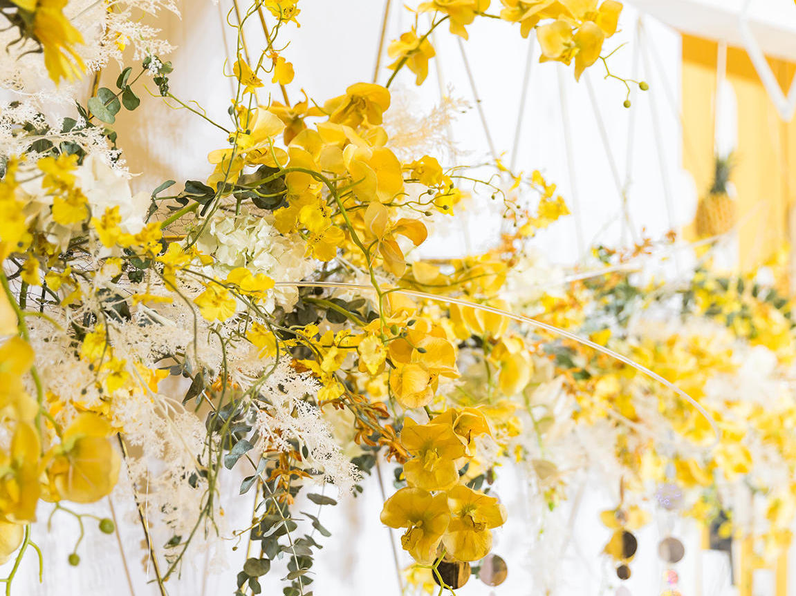 柠檬黄主题婚礼           