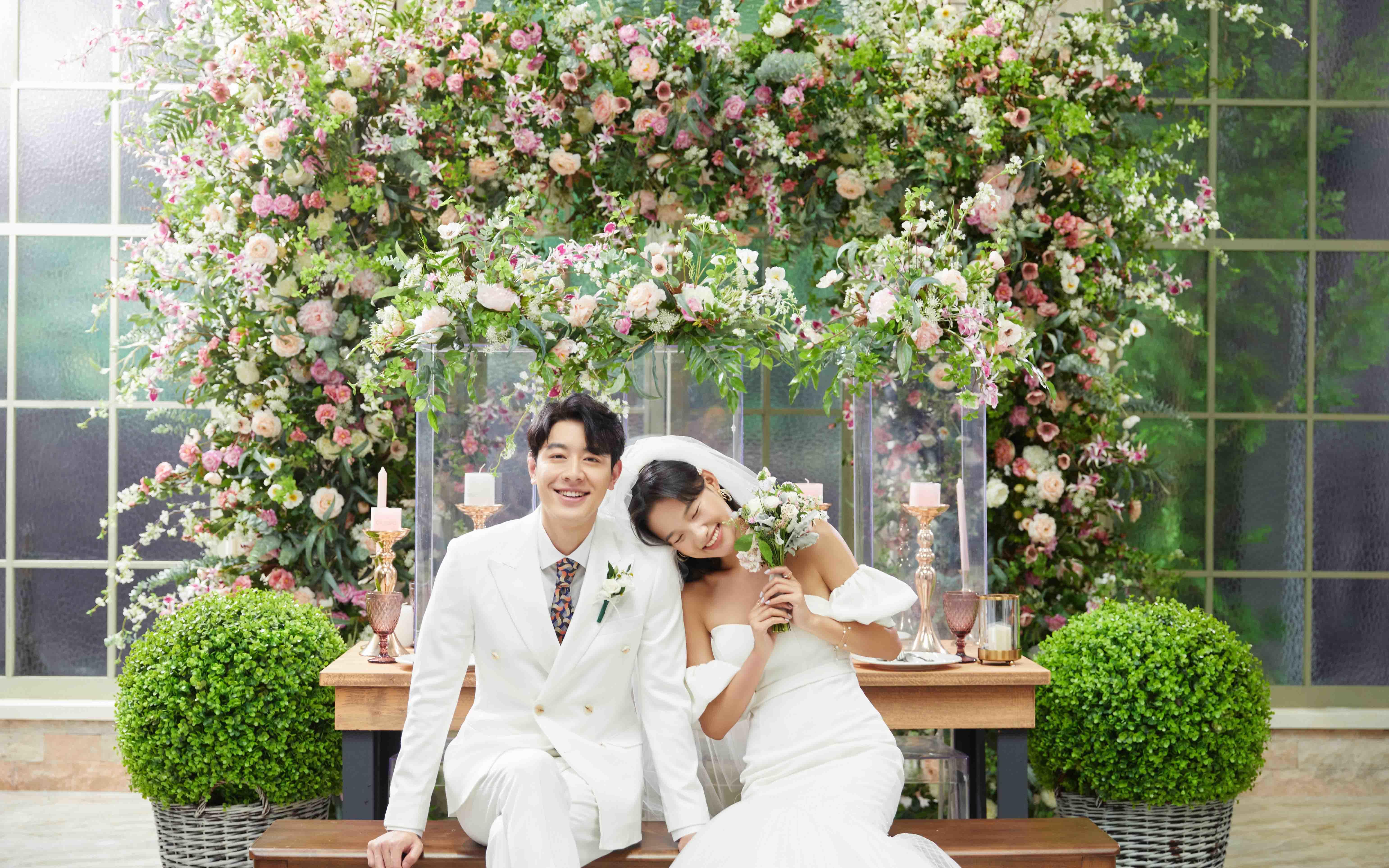 森系治愈感婚纱照