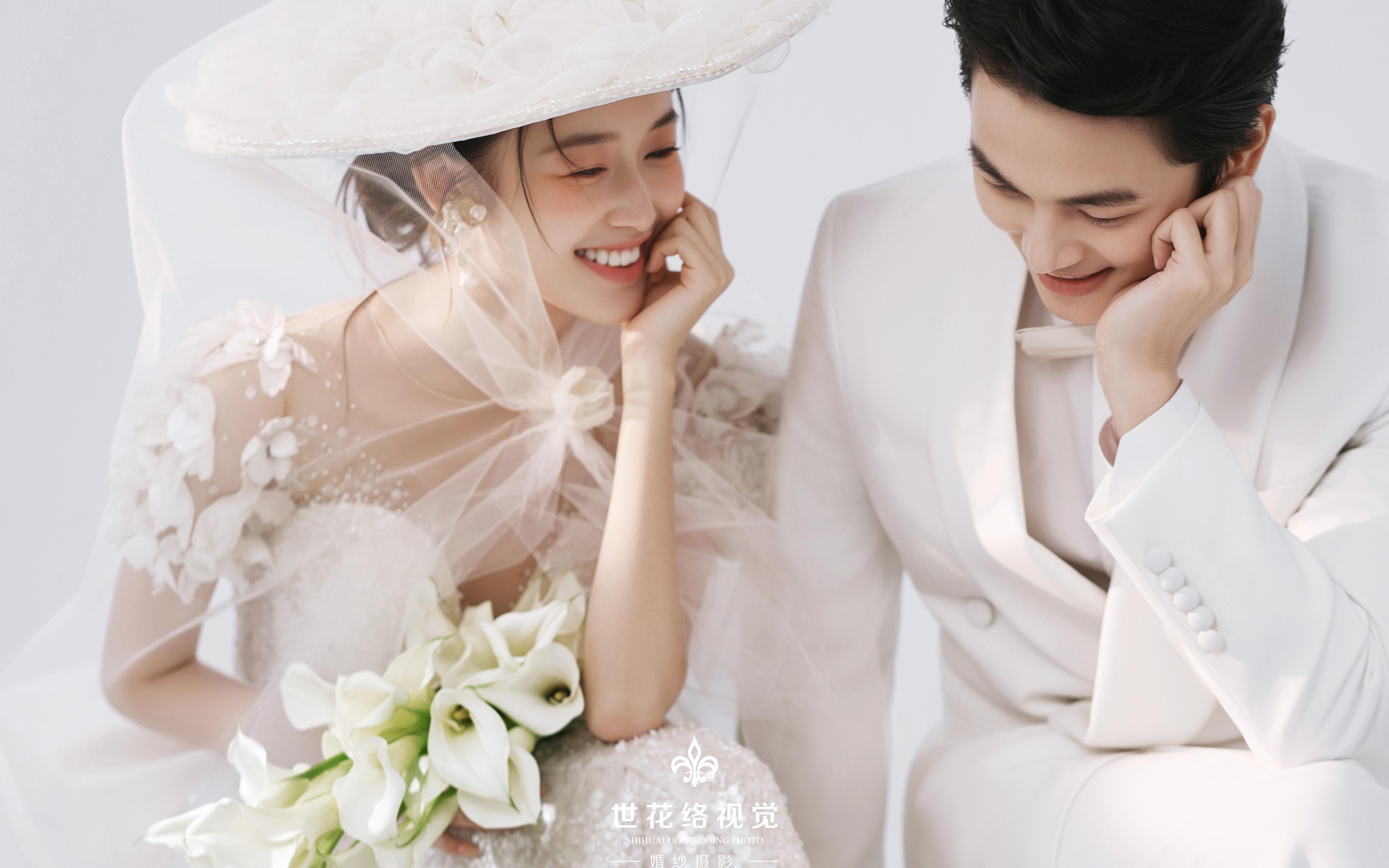 迷糊‼️好piu亮好浪漫的韩系小清新婚纱照