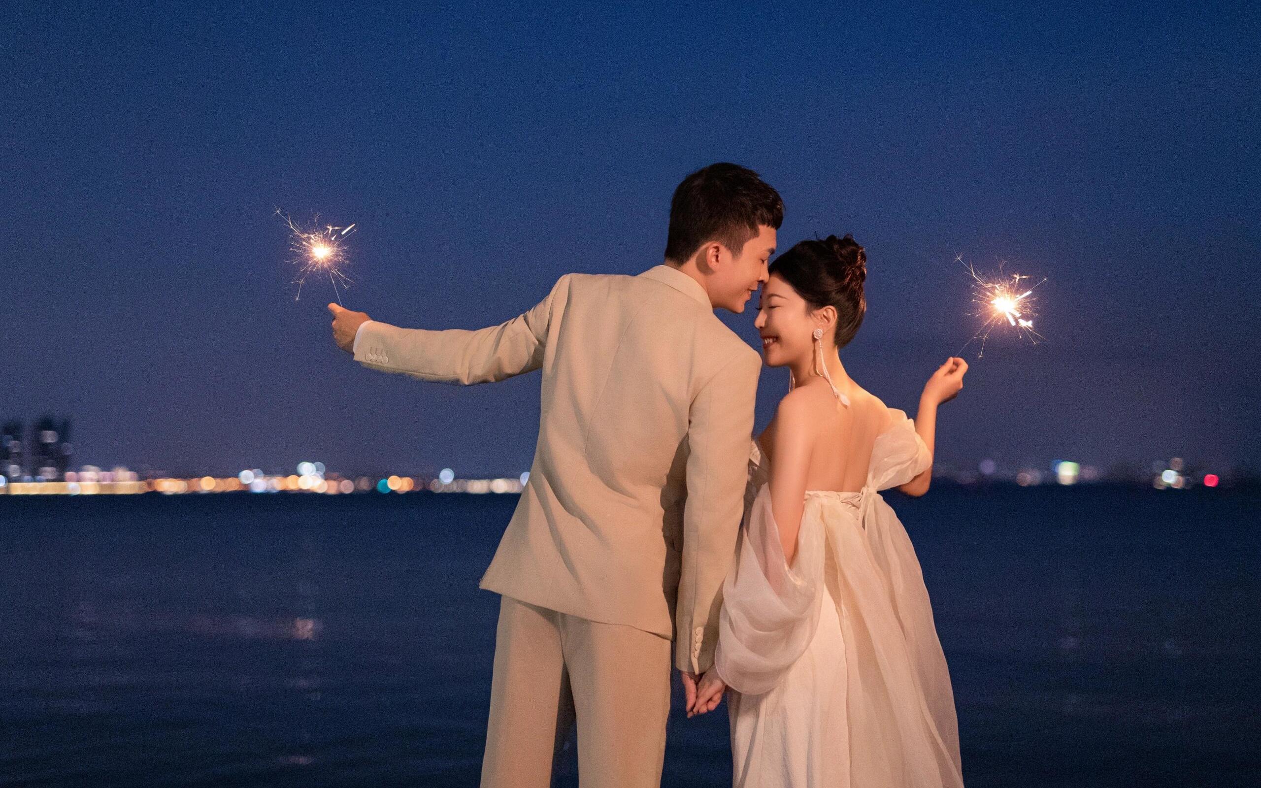 客片欣賞 | 海邊夜景，淺淺的海浪聲??