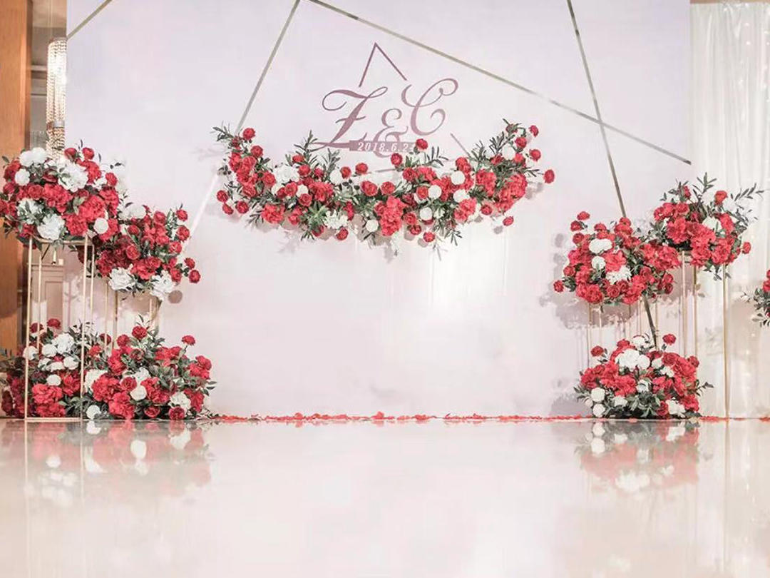 【桃夭】红白小清新简洁大方婚礼--赤霞