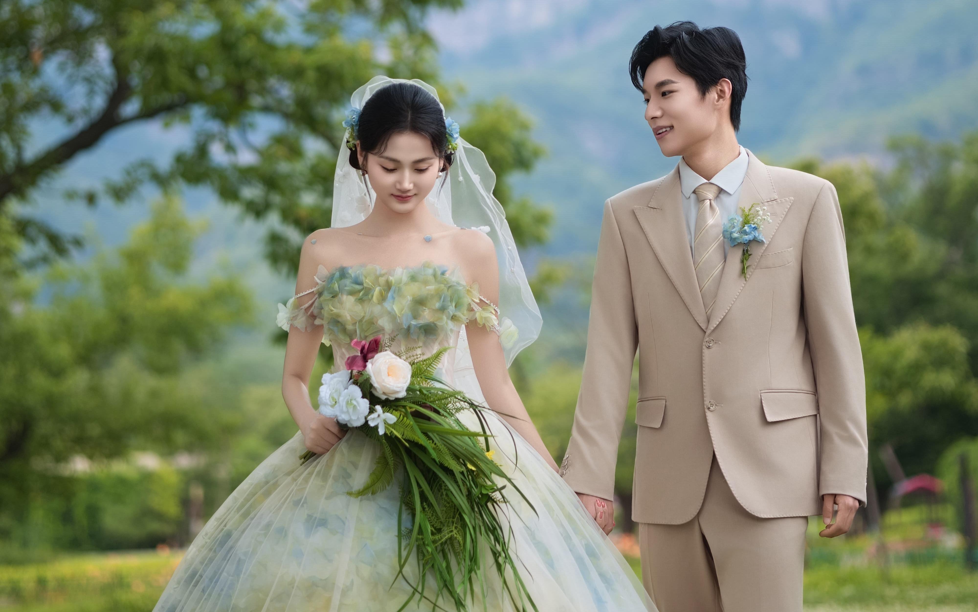 我要大声宣布！这是森系婚纱照天花板