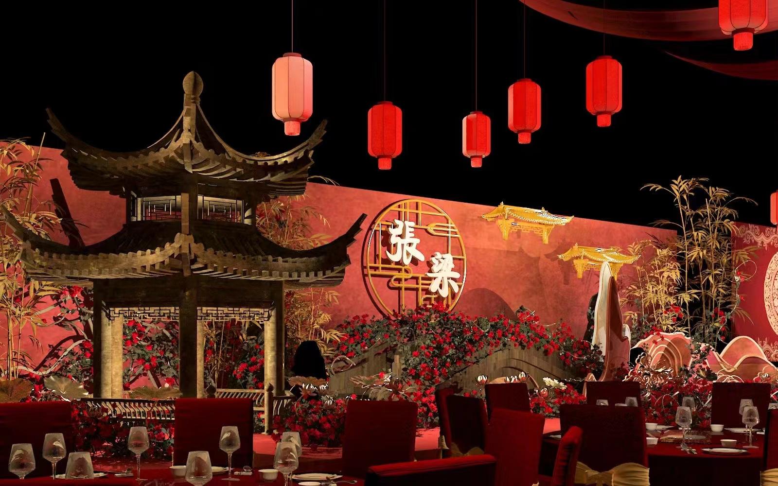 简约喜庆小众小预算订婚宴