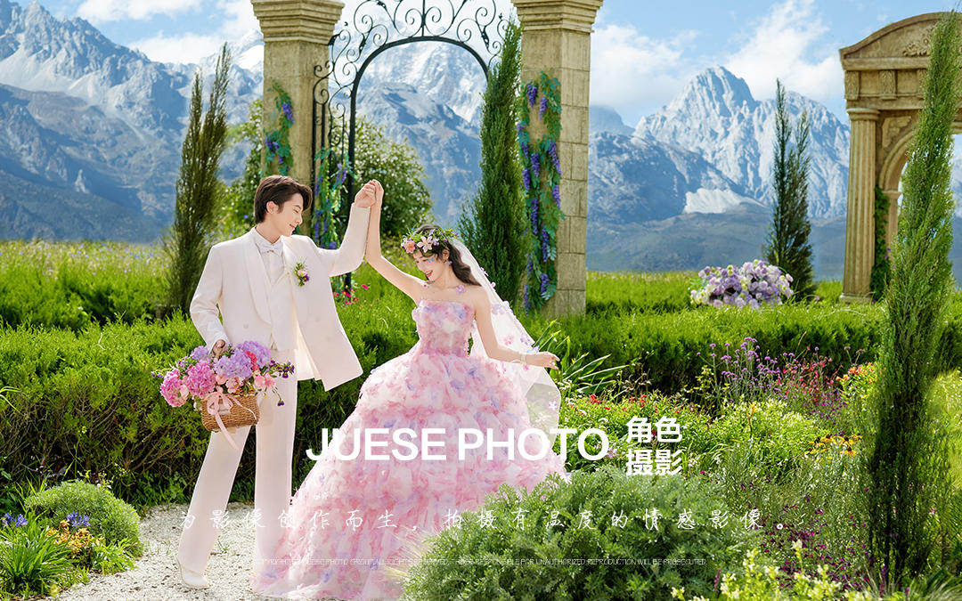 花神少女婚紗照｜穿著春天去見你